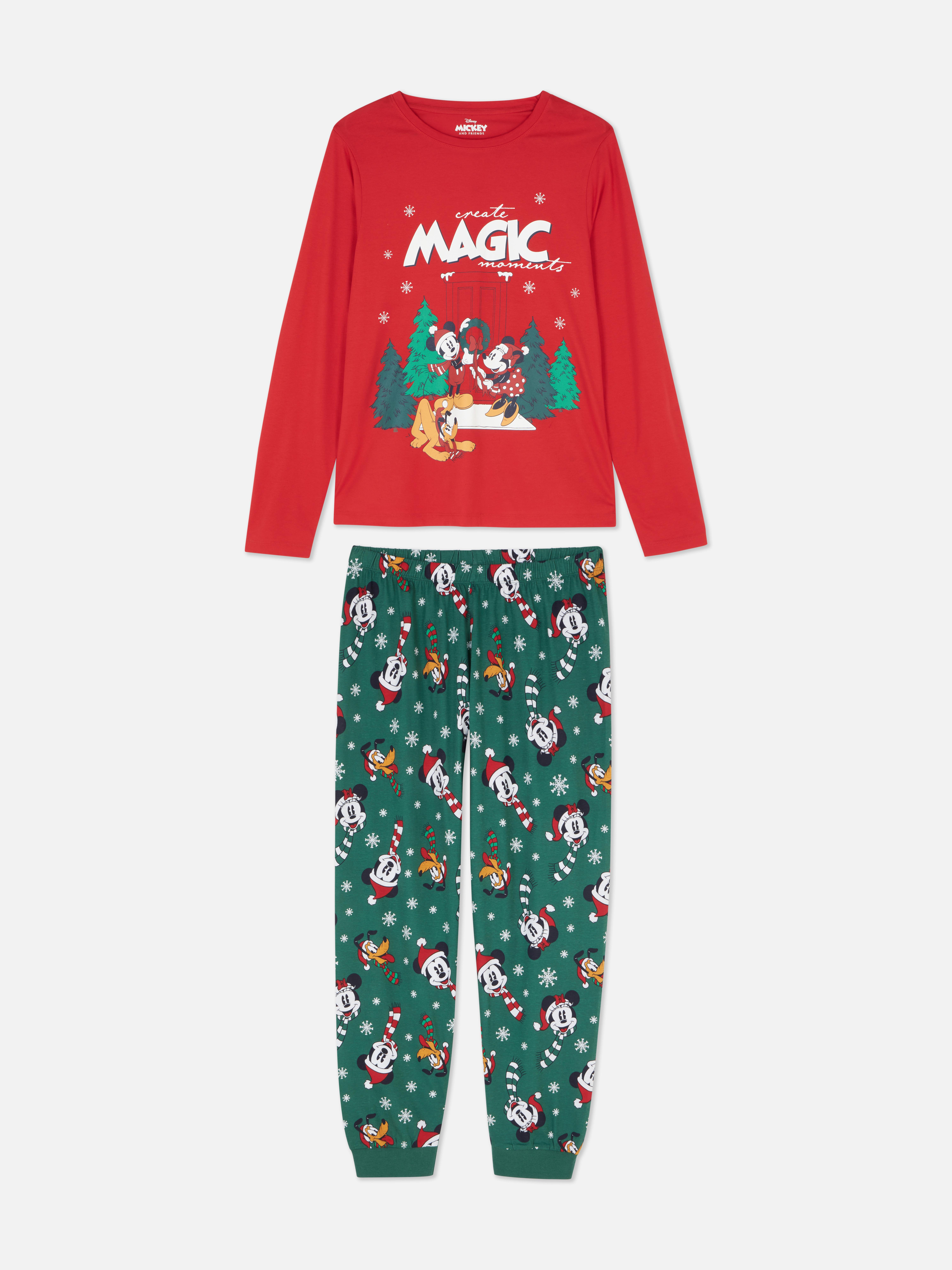 Women's Disney’s Mickey Mouse and Friends Christmas Family Pajamas