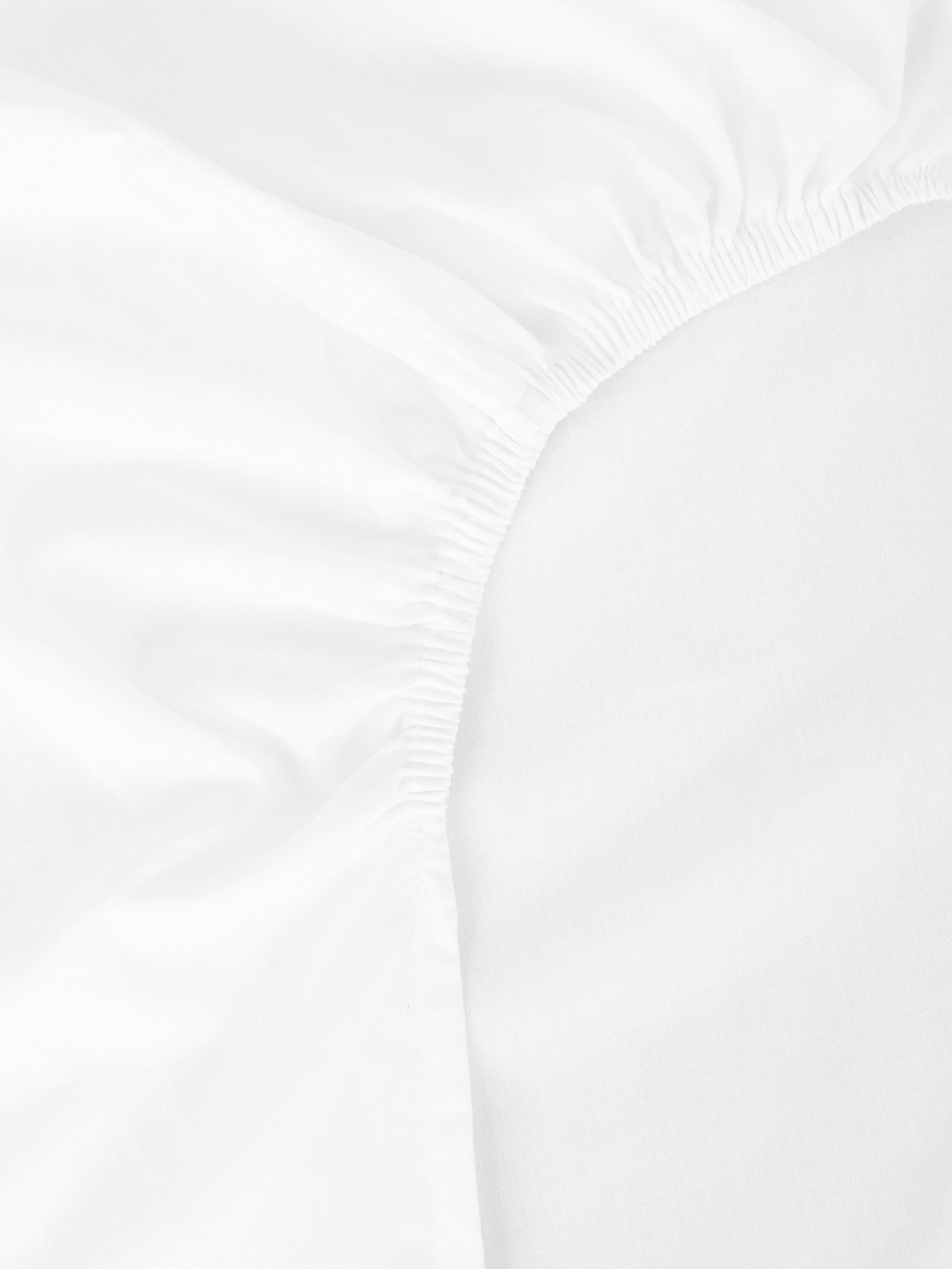 White Double Fitted Sheet | Primark