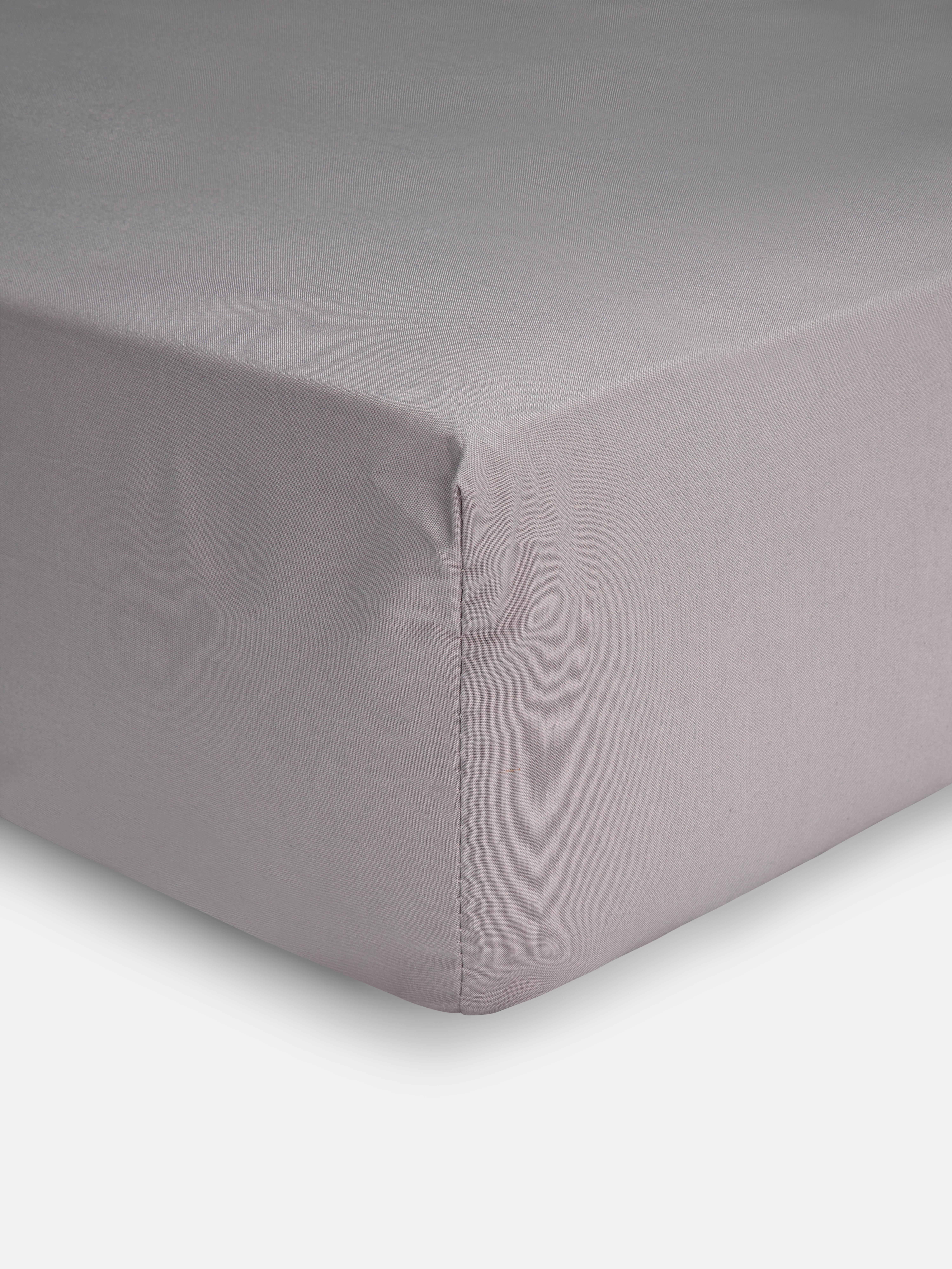 Grey Single Fitted Sheet