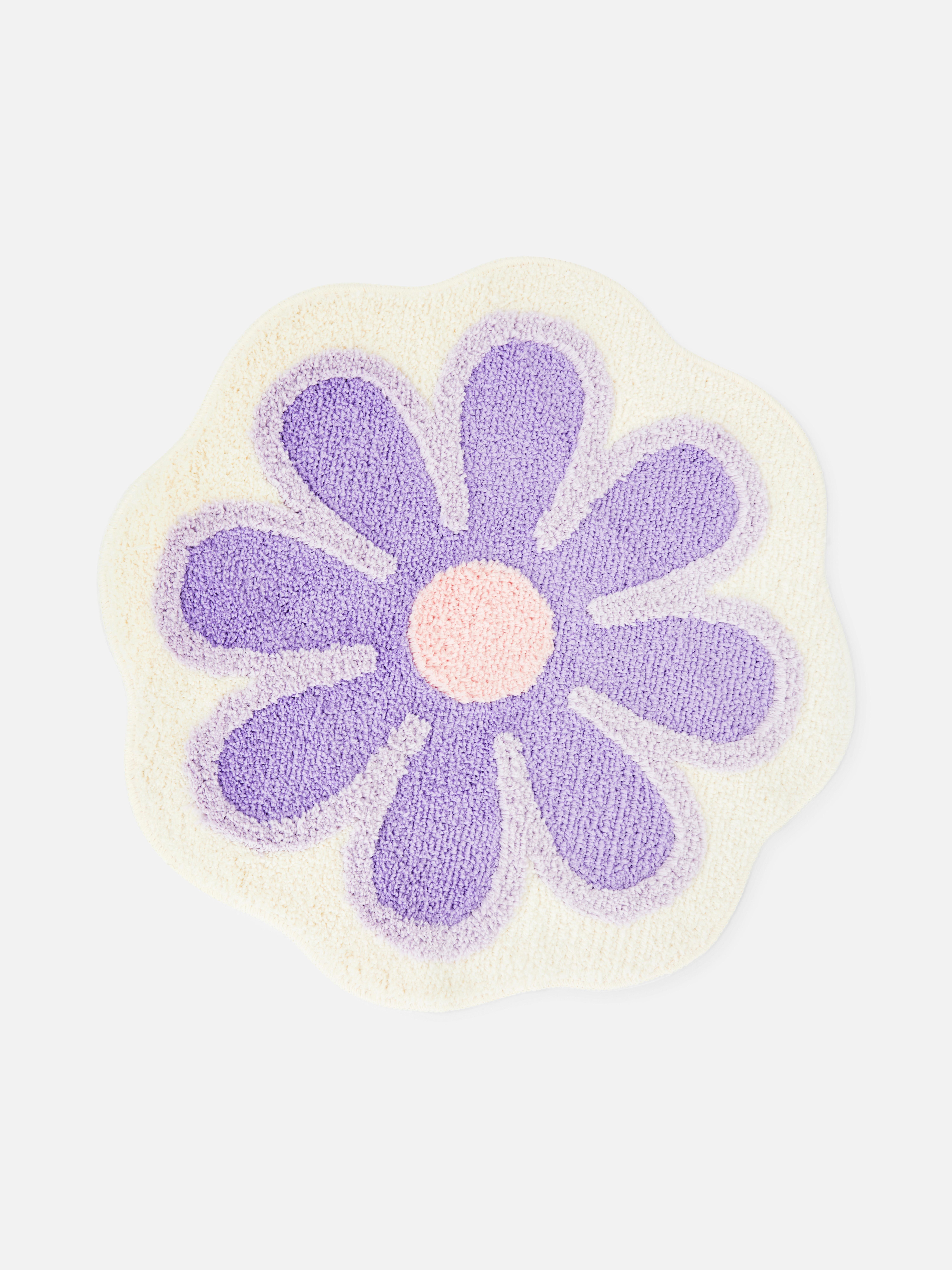 Alfombrilla de baño en forma de flor