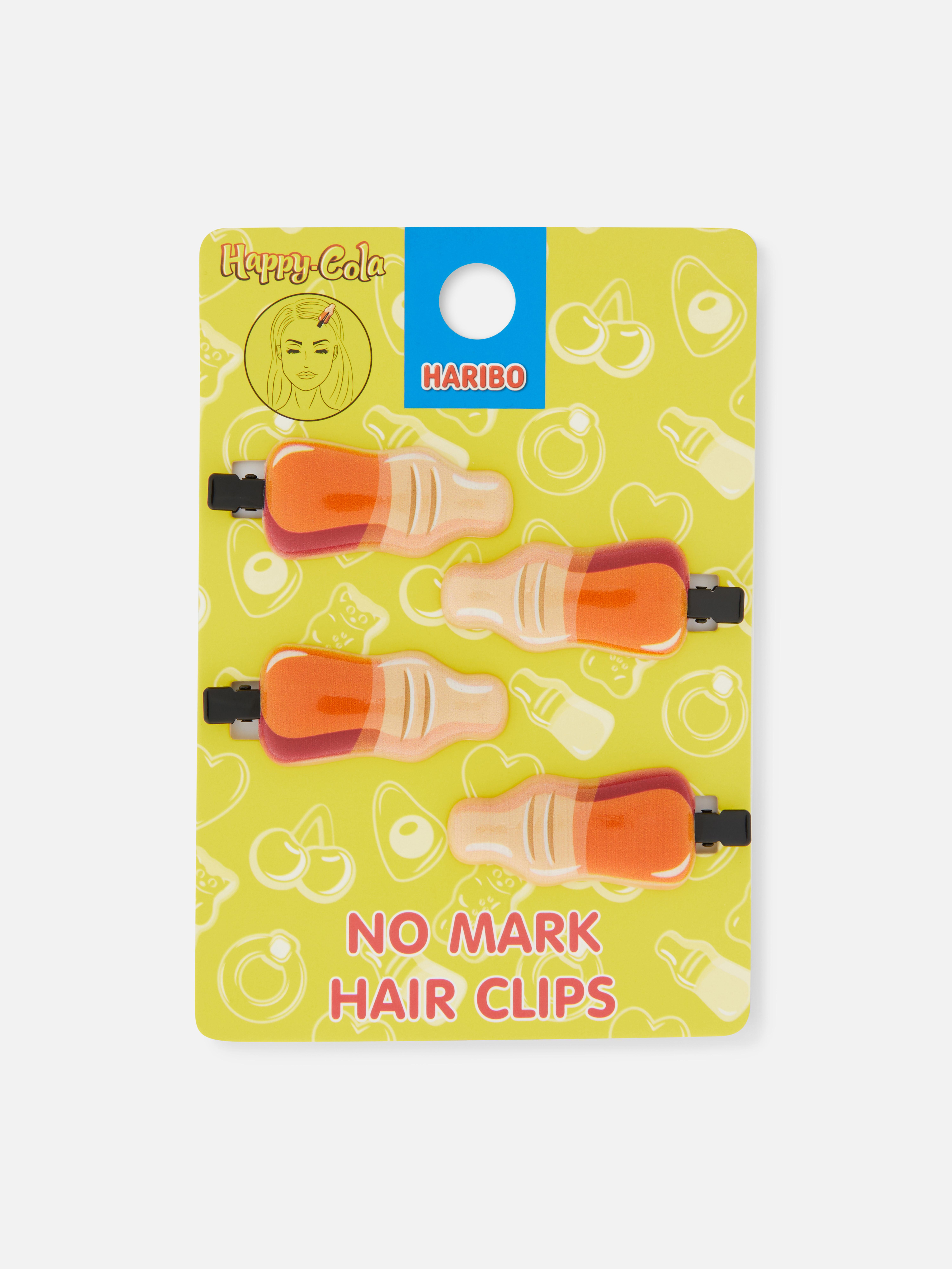 Lot de 4 barrettes sans pli Haribo