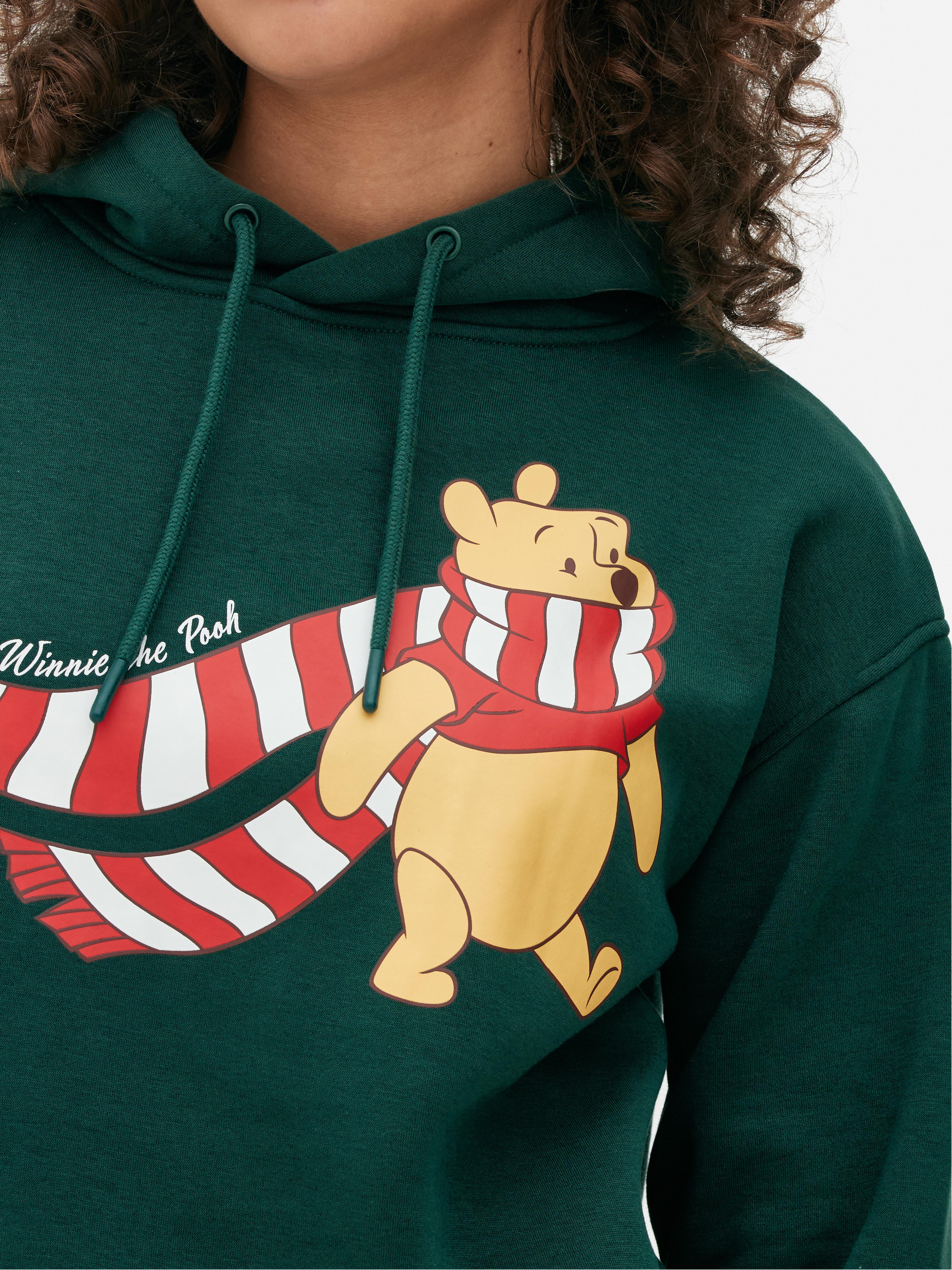 Women s Green Disney s Winnie the Pooh Graphic Hoodie Primark