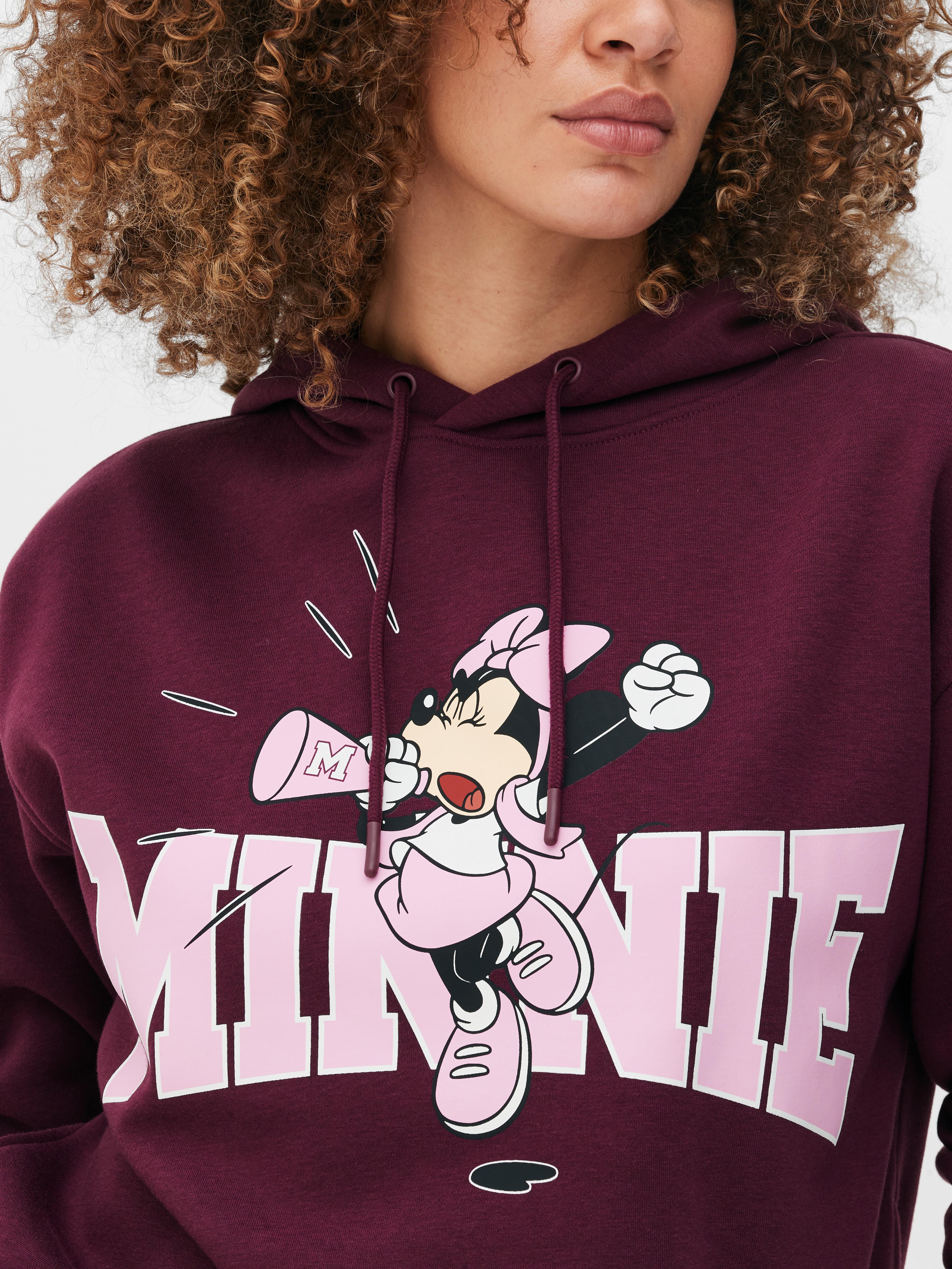 Disney Sudadera con capucha para mujer con estampado de Mickey y Minnie  Mouse y cremallera