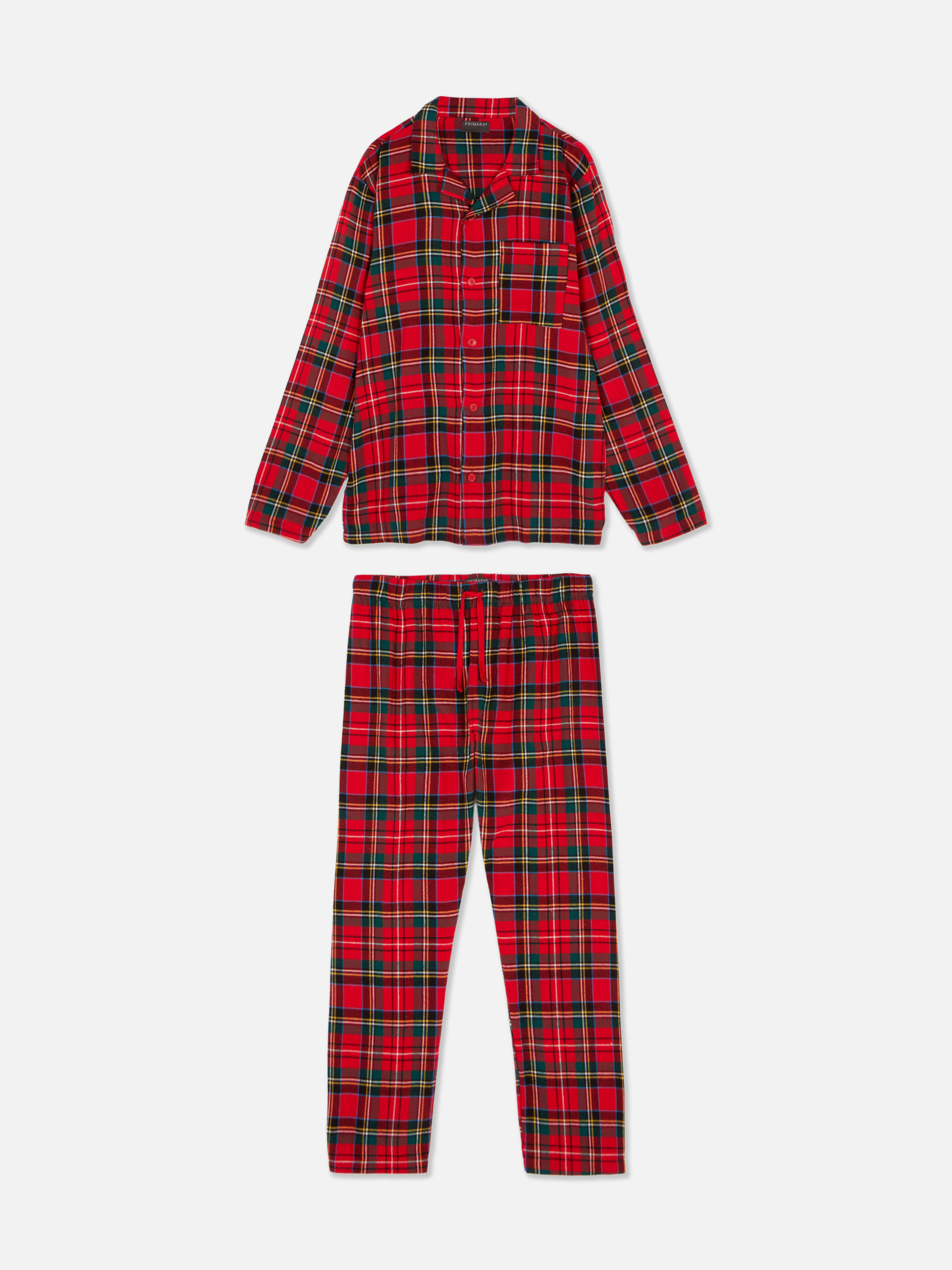 Men’s Check Christmas Family Pyjamas