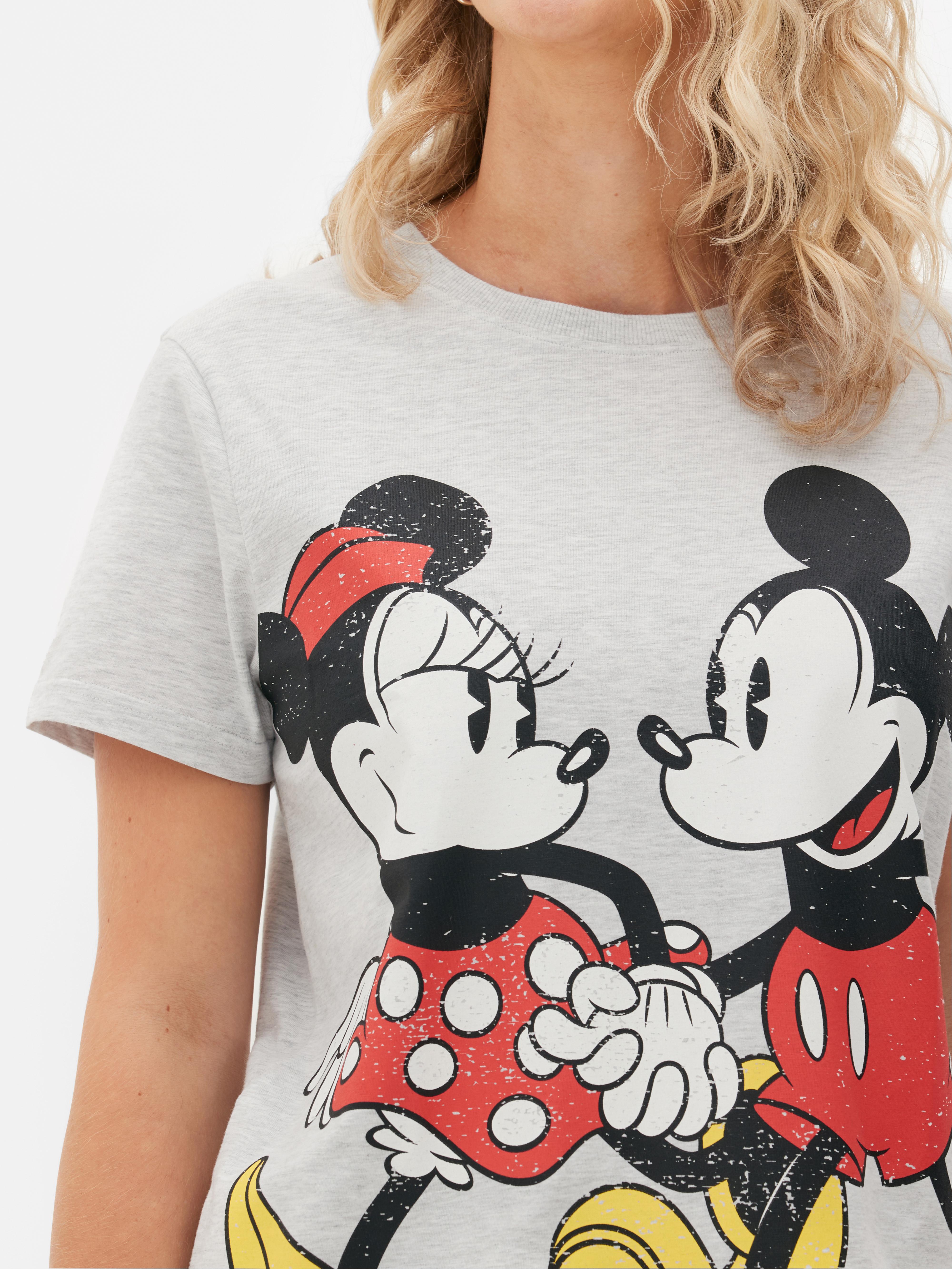 Disney Micky Maus und Minnie Maus“ T-Shirt mit Print