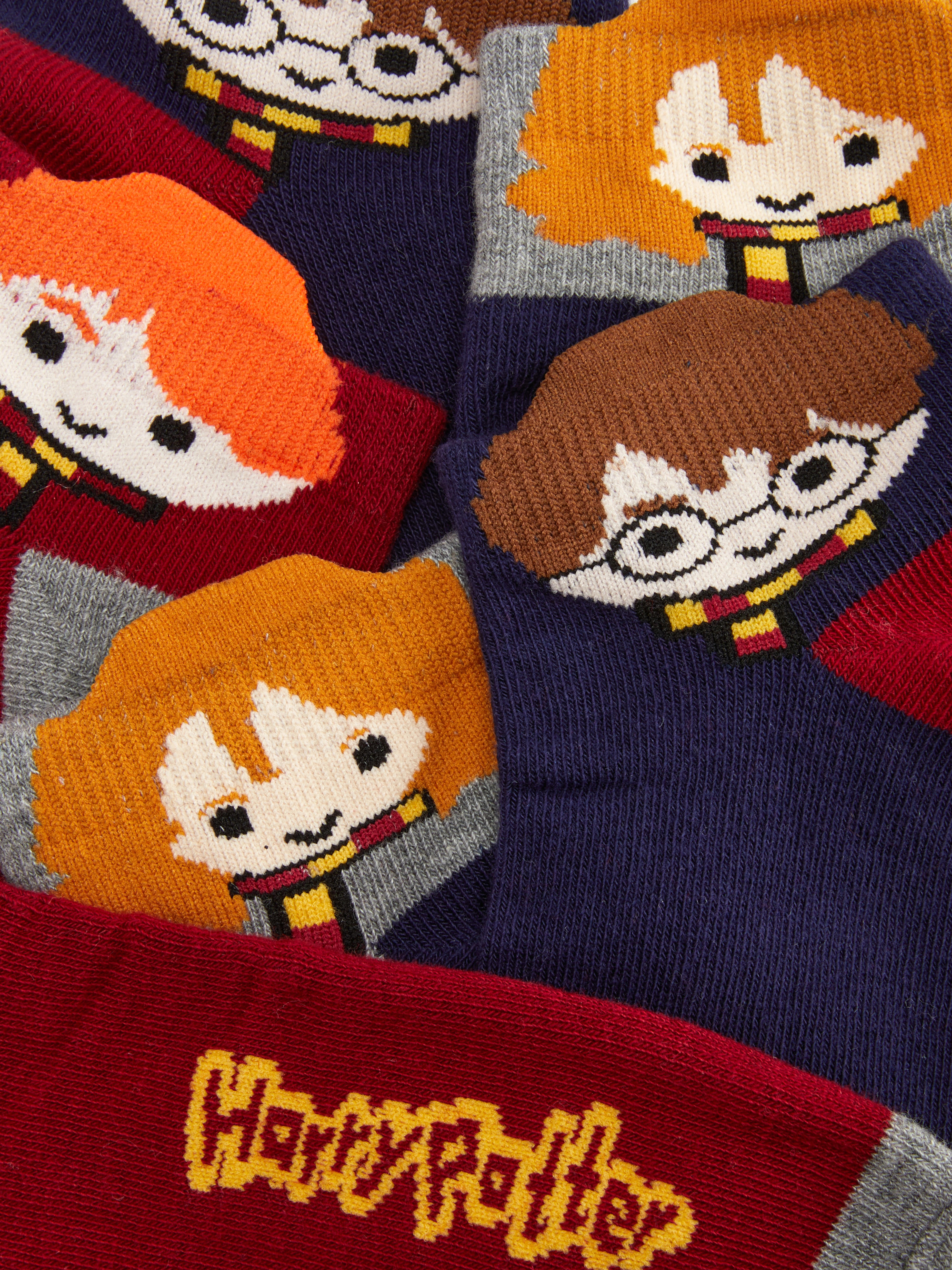 Pack 6 calcetines algodón Harry Potter, Calcetines de mujer