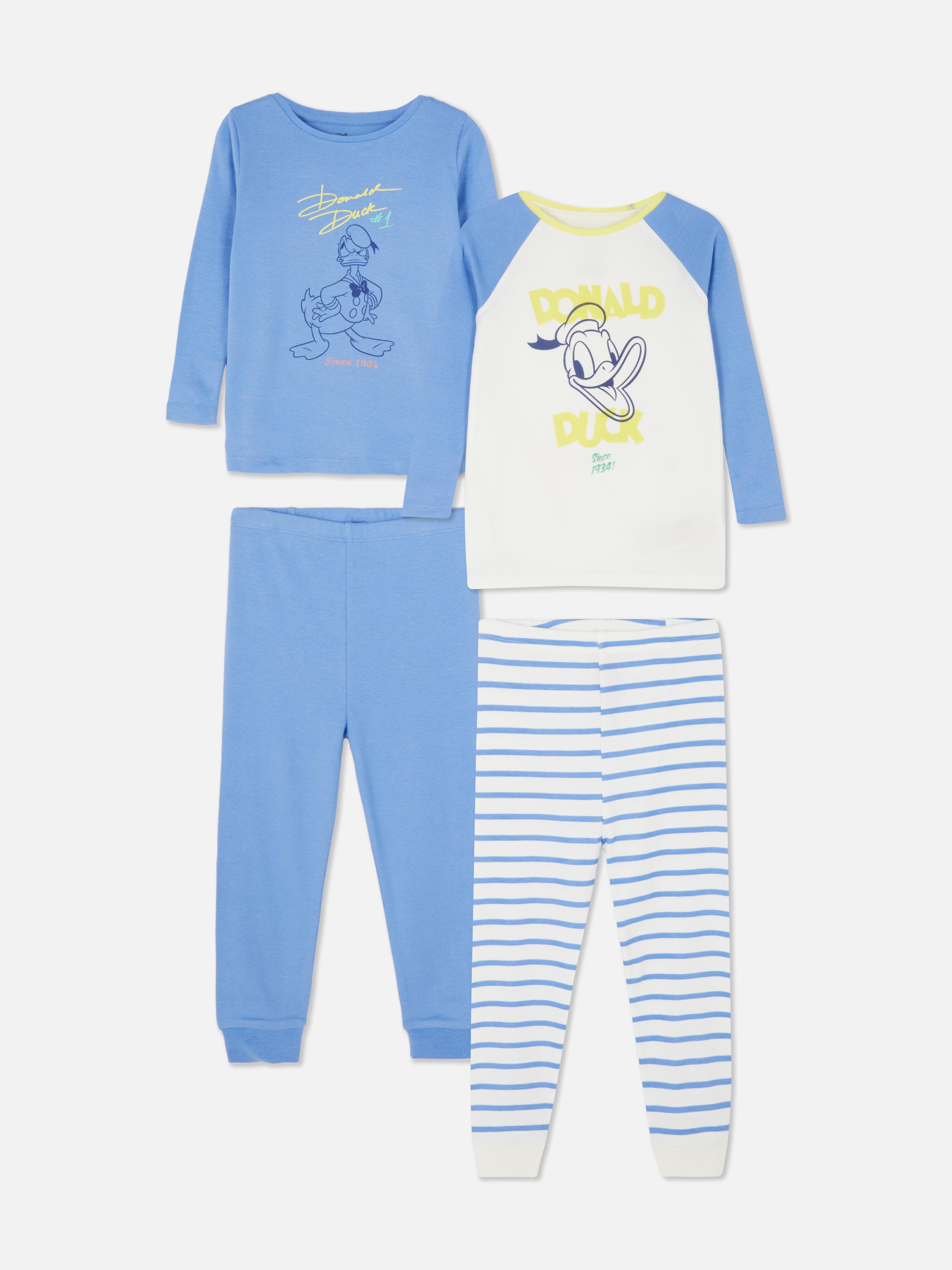 2pk Disney's Donald Duck Long Sleeve Pyjamas