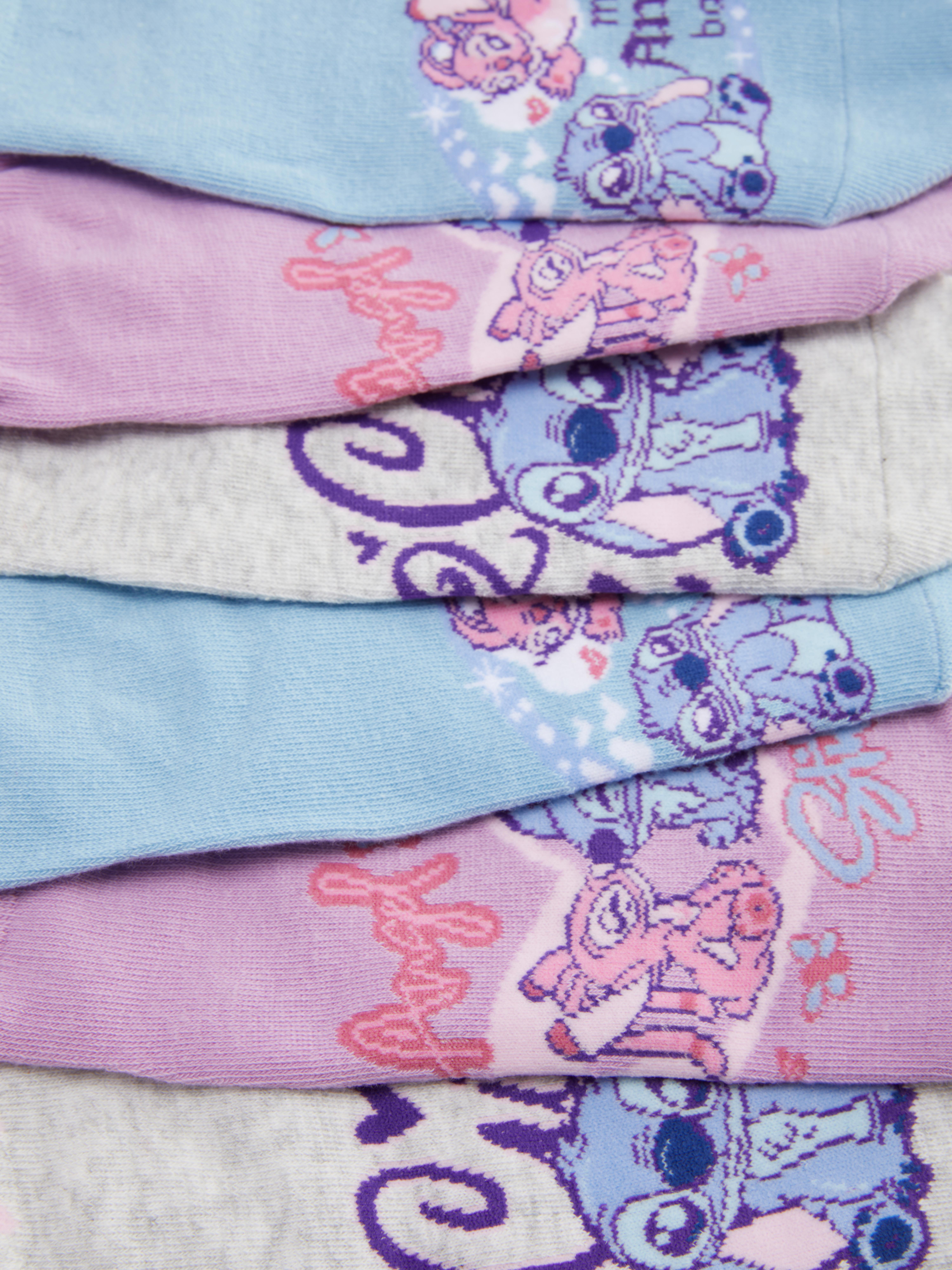 Lot de 3 paires de chaussettes de sport Disney Lilo & Stitch