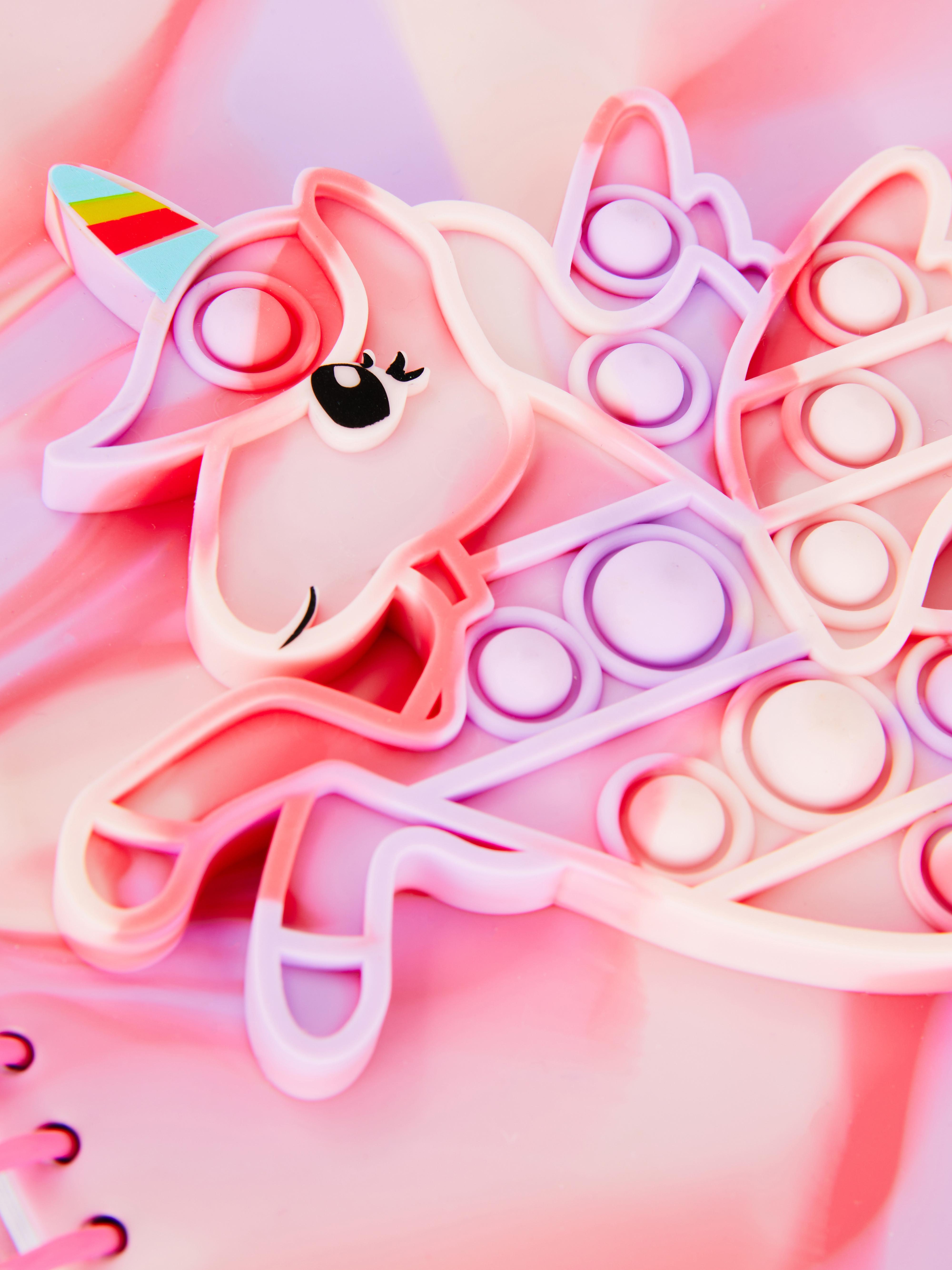 Quaderno A5 con unicorno pop it