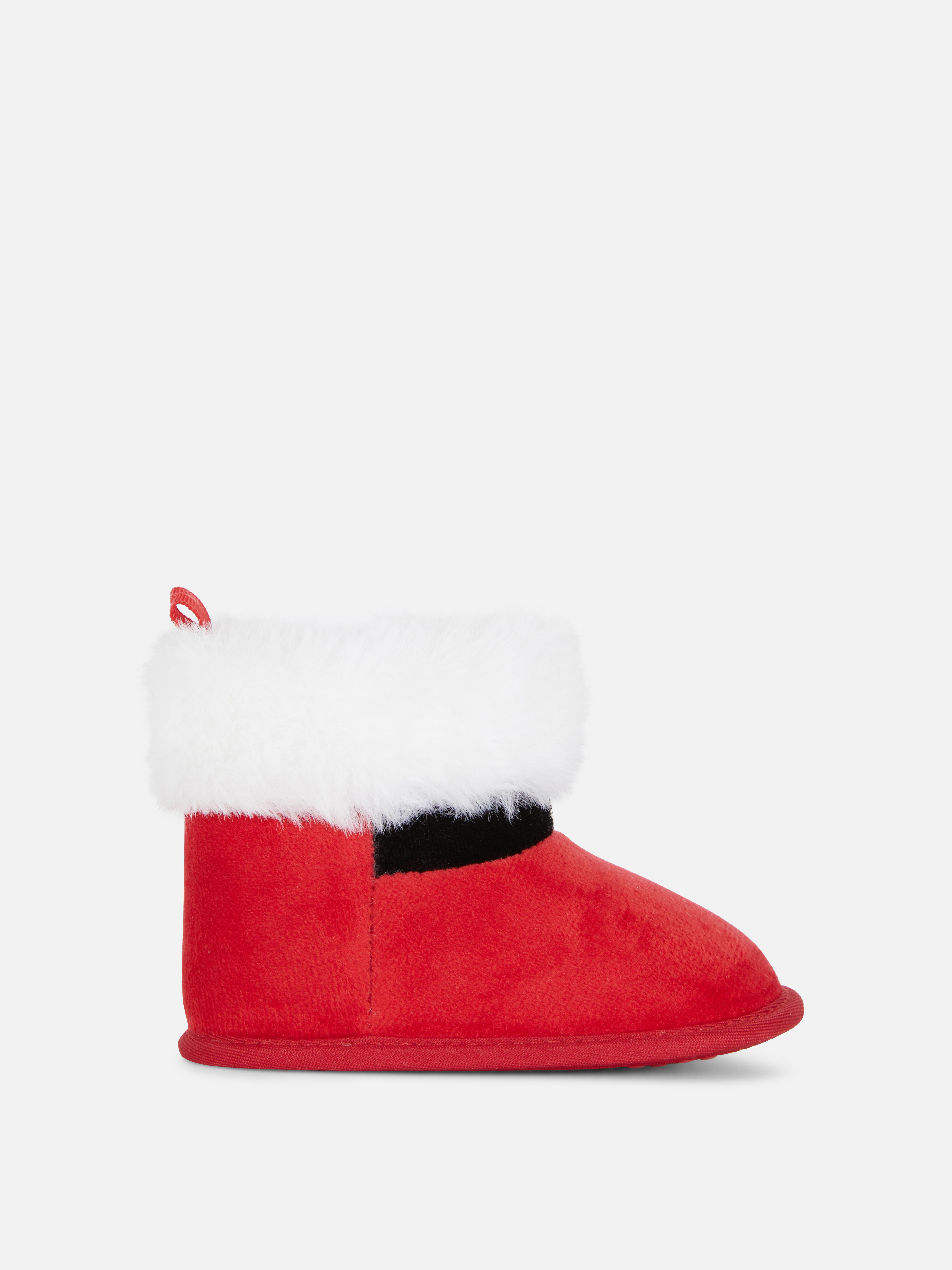Santa Claus Sock Top Slippers