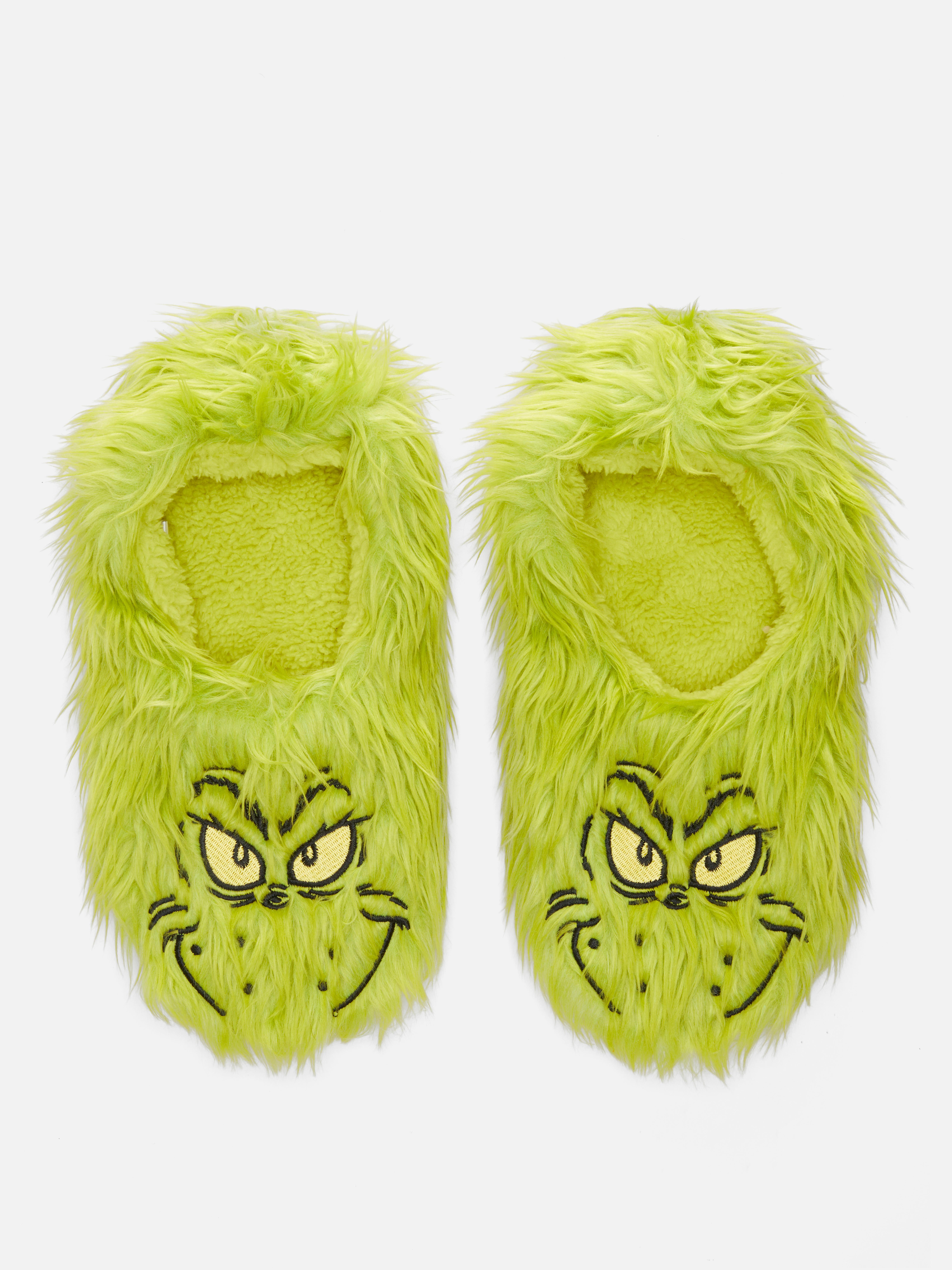 Women's The Grinch Footlet Slippers