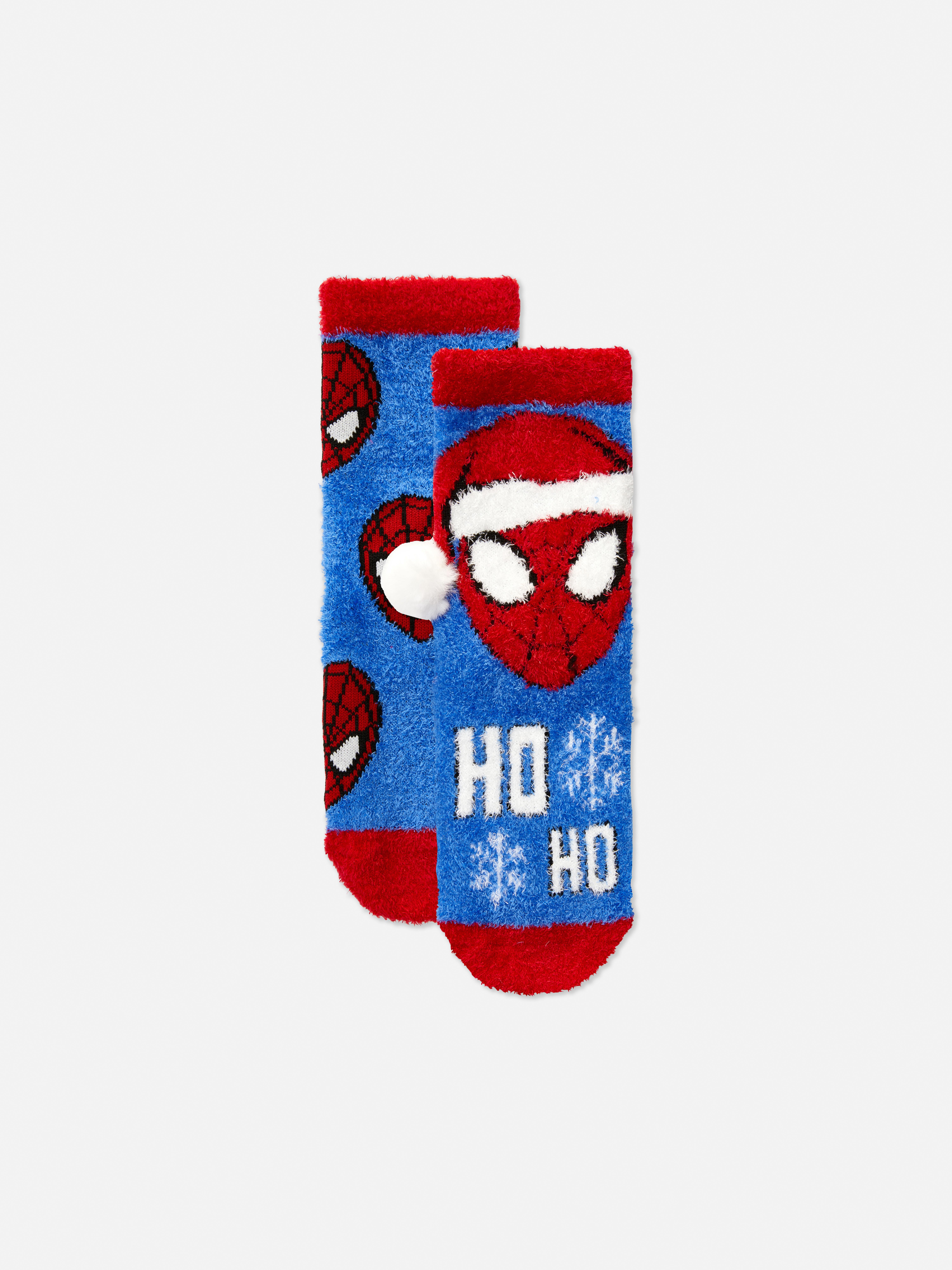 2pk Marvel Spider-Man Festive Cosy Socks