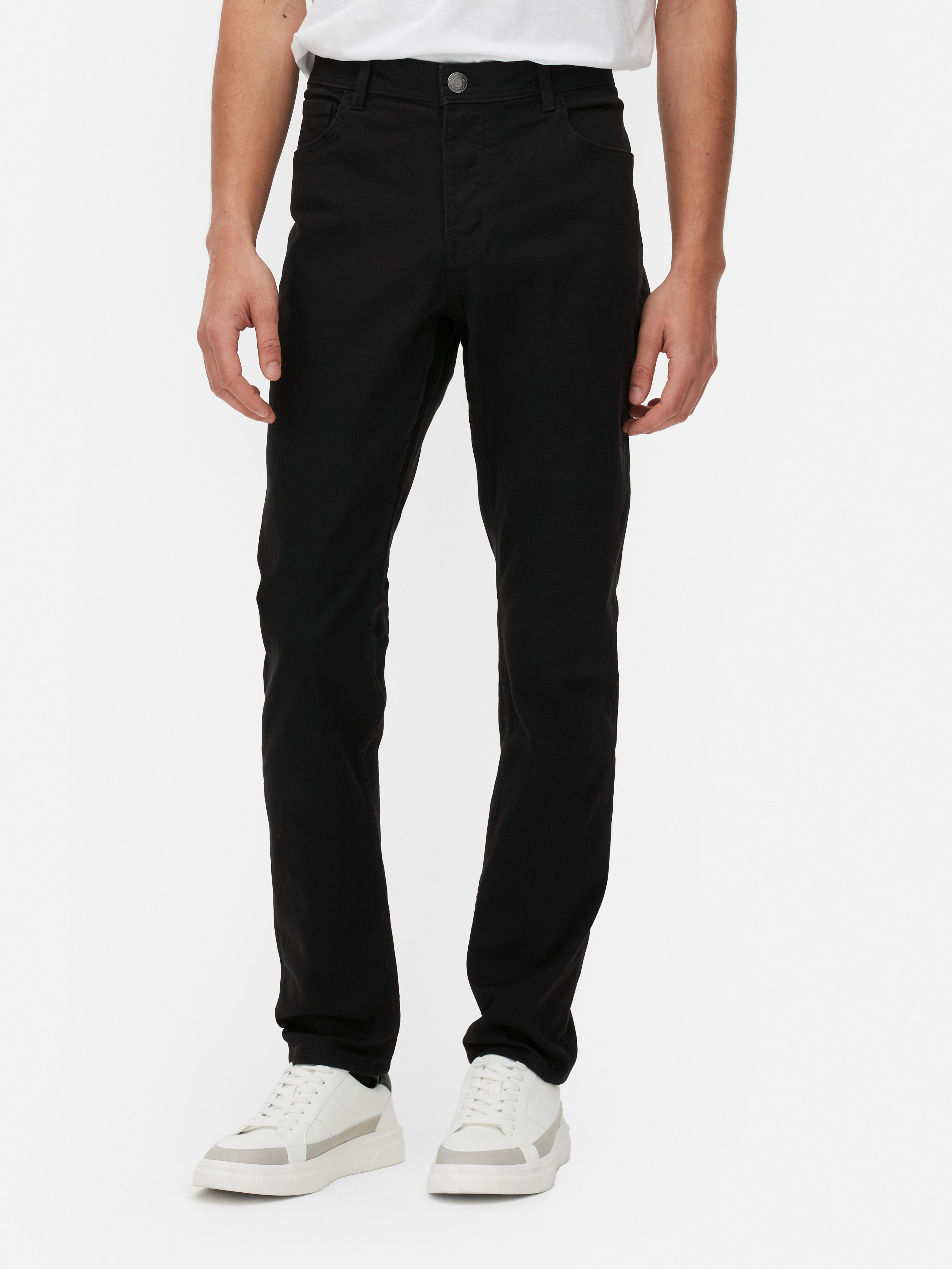 Mens Black Slim Fit Twill Jeans | Primark