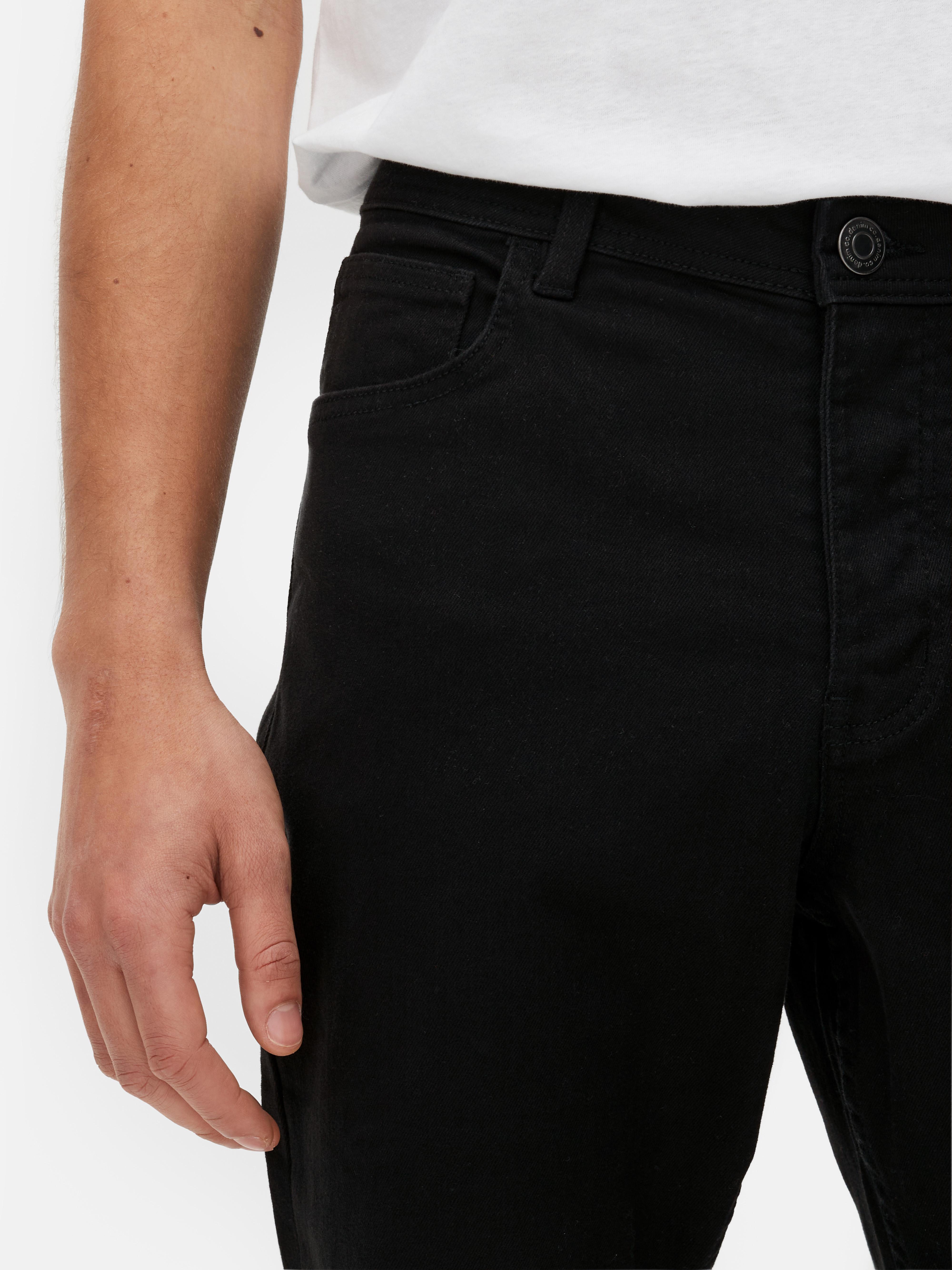 Mens black twill store jeans