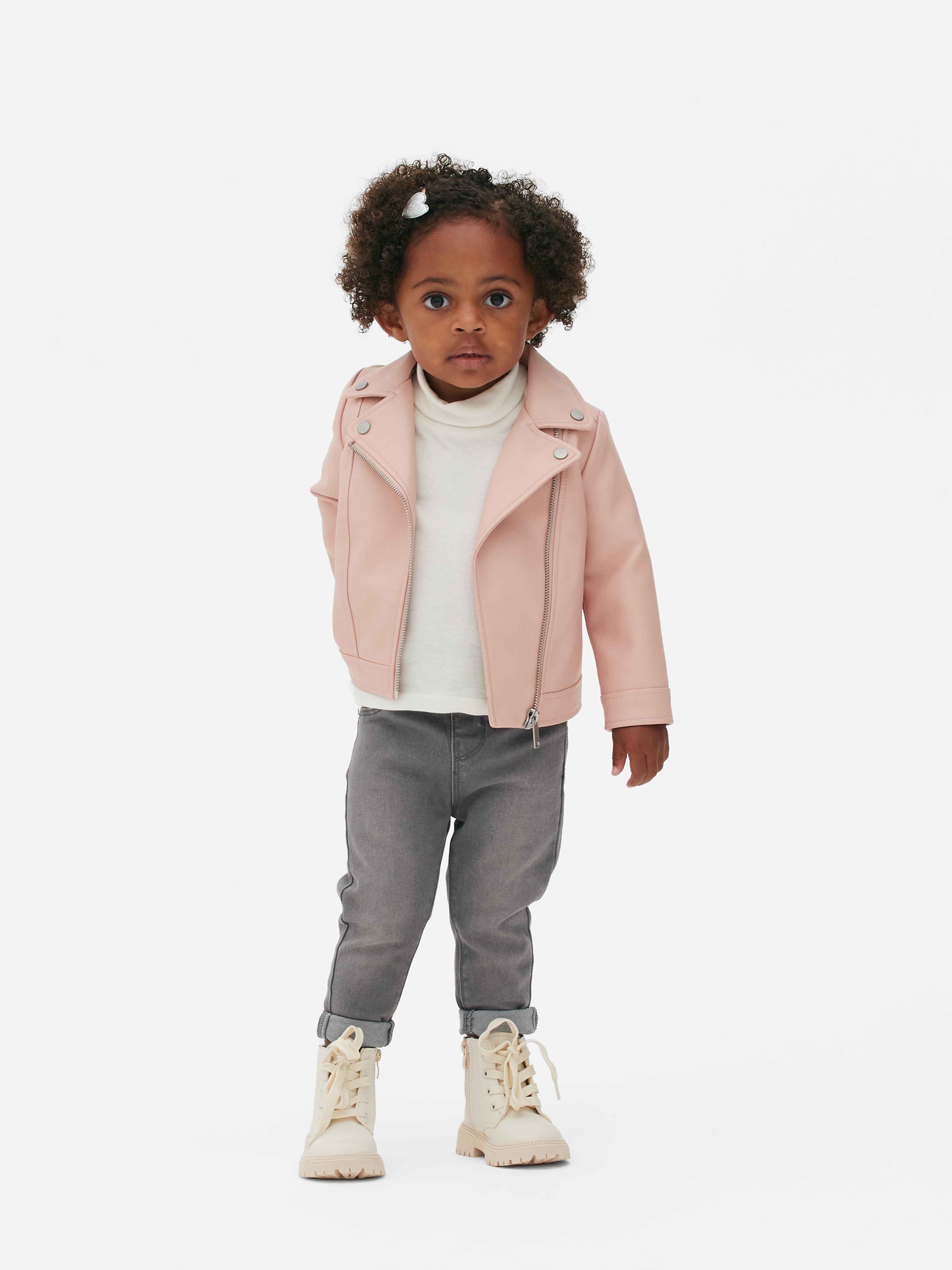 Baby girl shop biker jacket