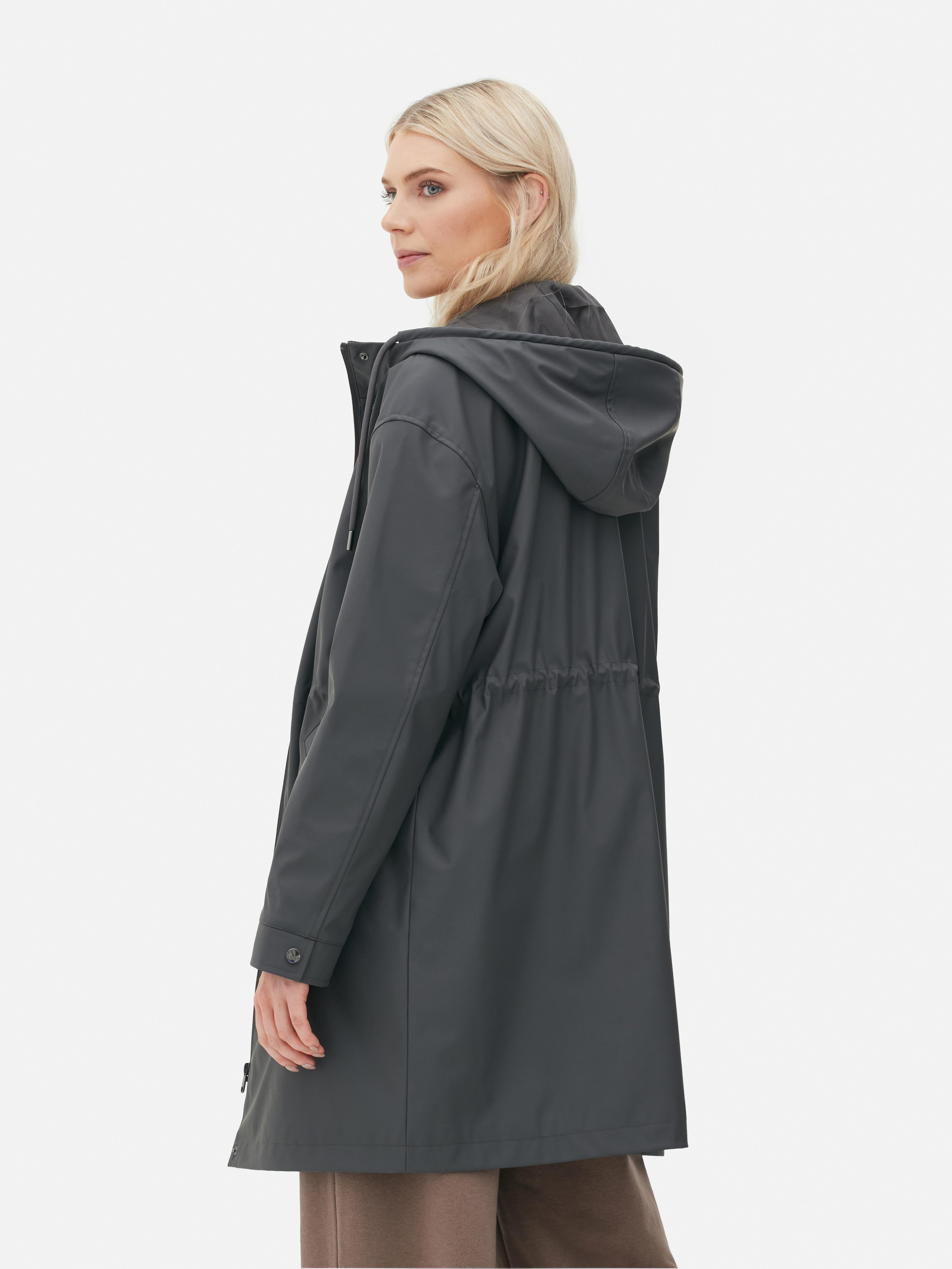 Mid length deals rain coat