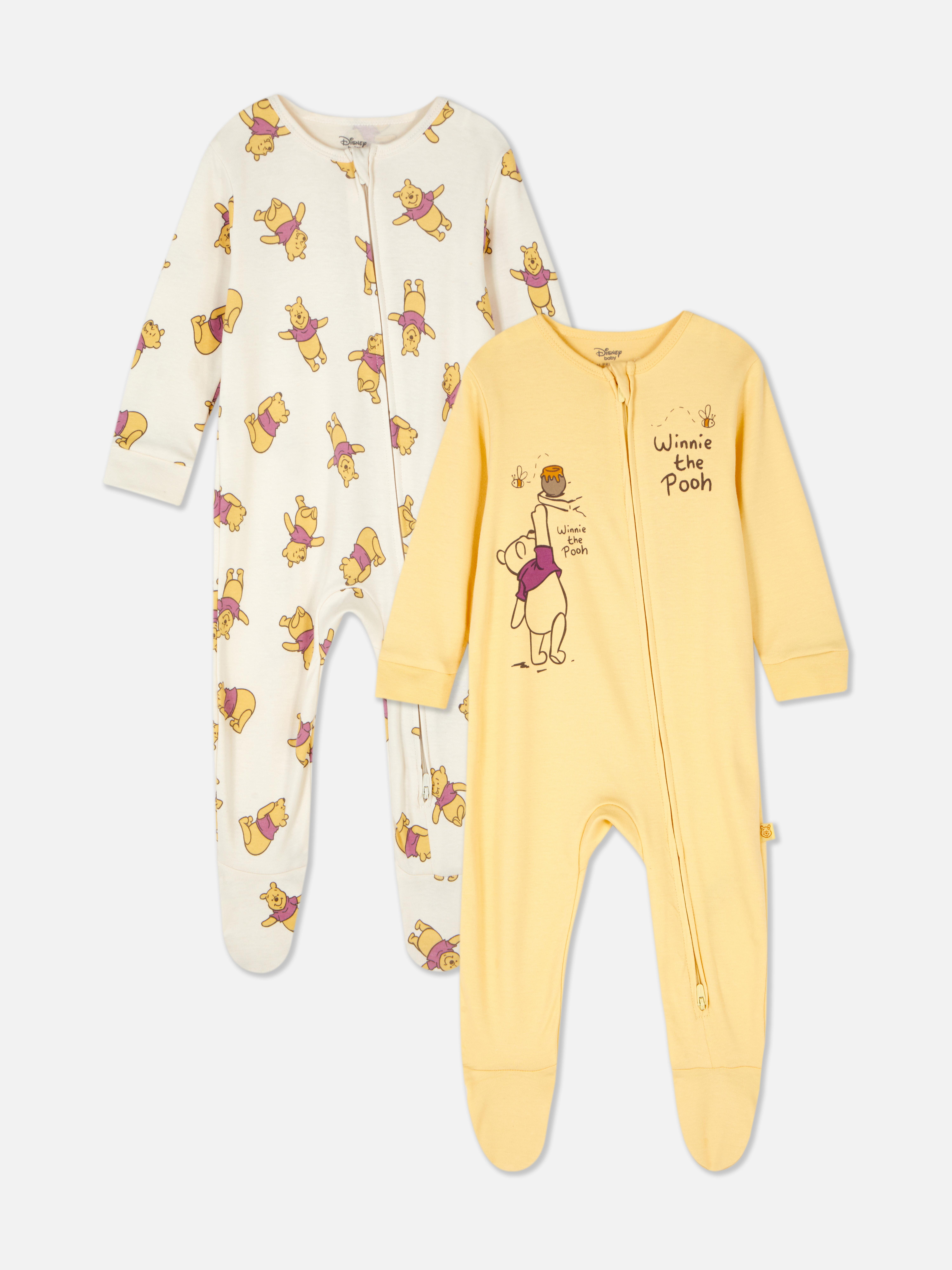 2pk Disney’s Winnie the Pooh Sleepsuits
