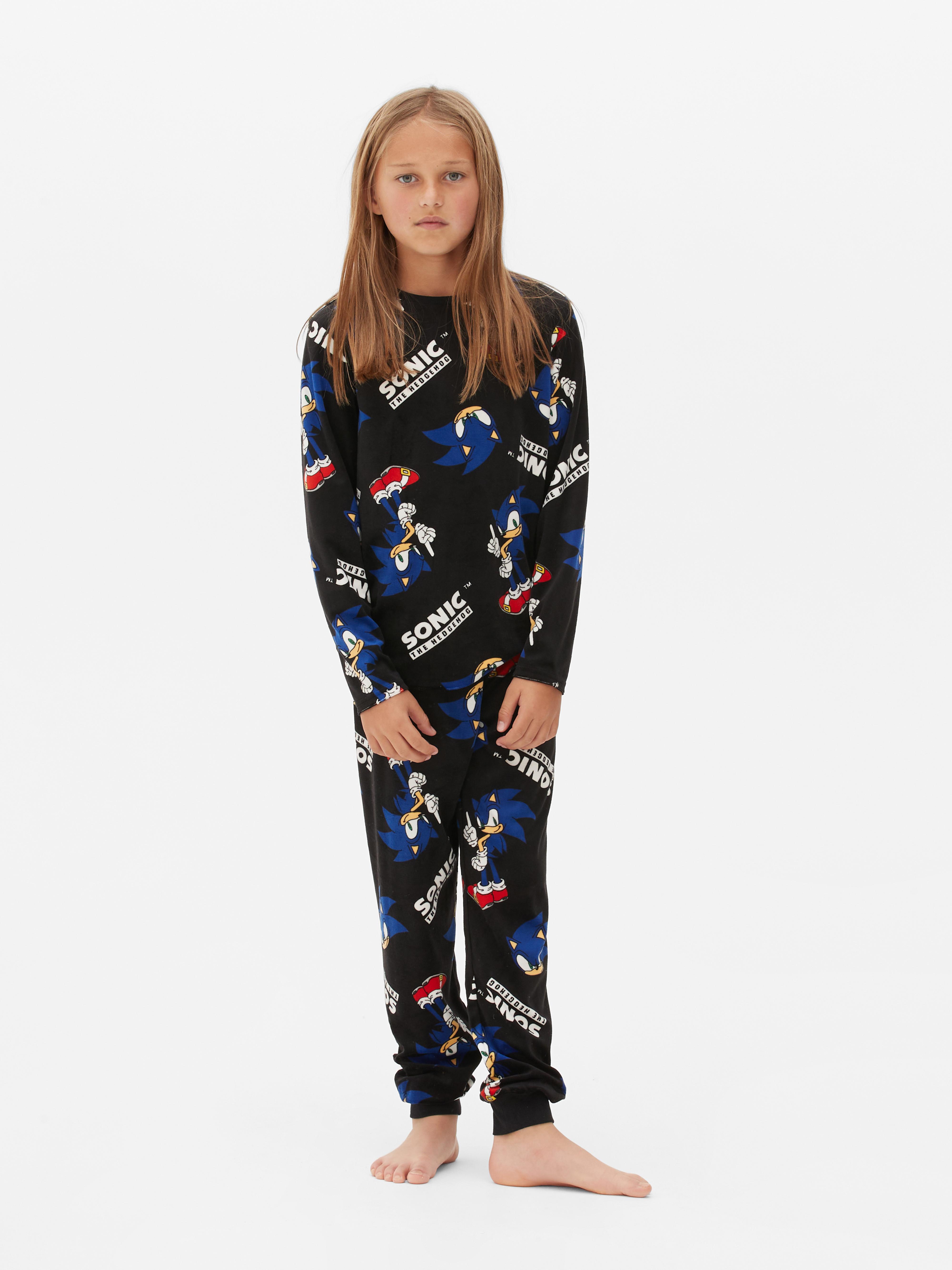 Pyjama Velours Garcon Noir