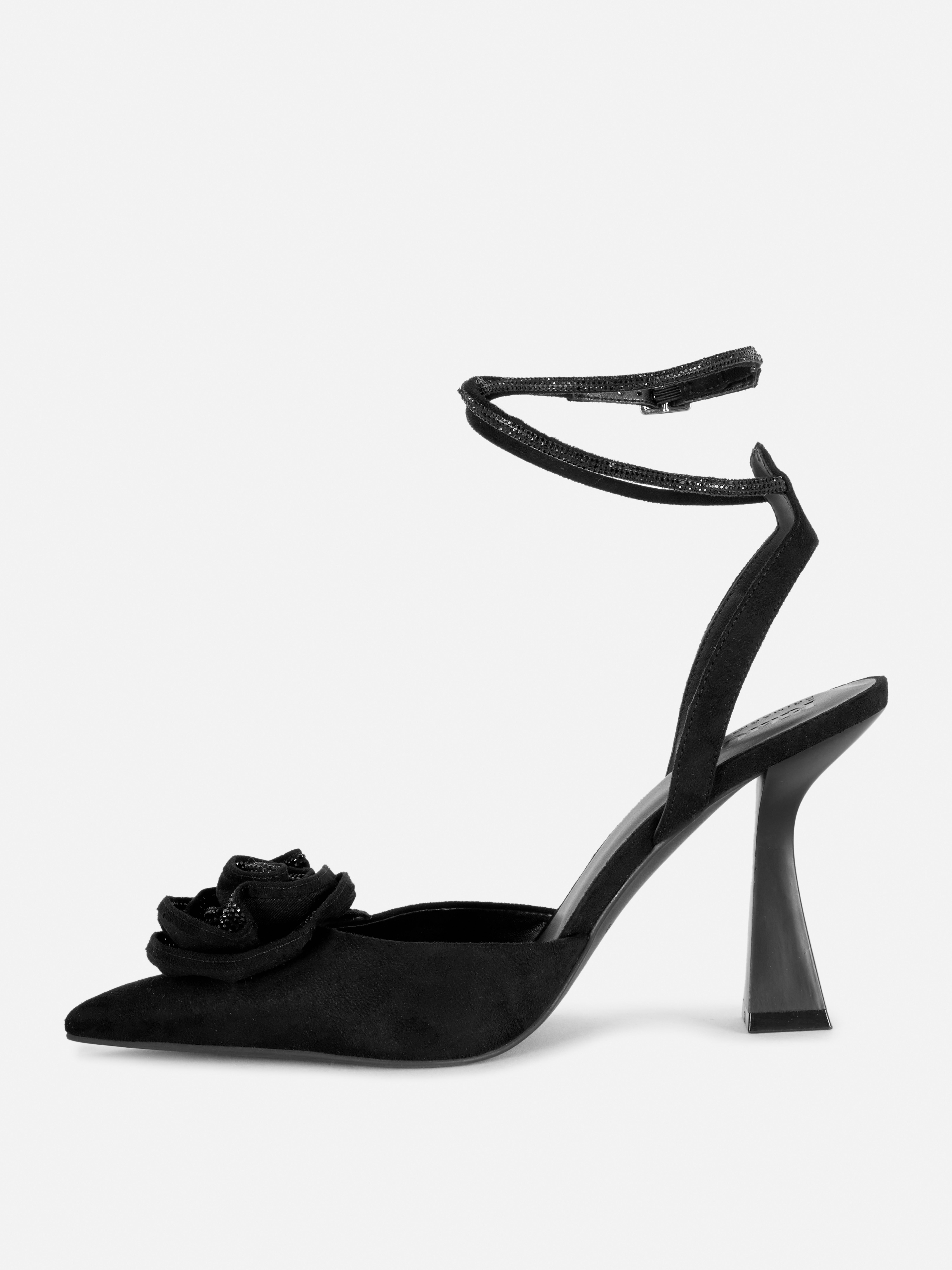 Scarpe con tacco decorate con rosa Rita Ora