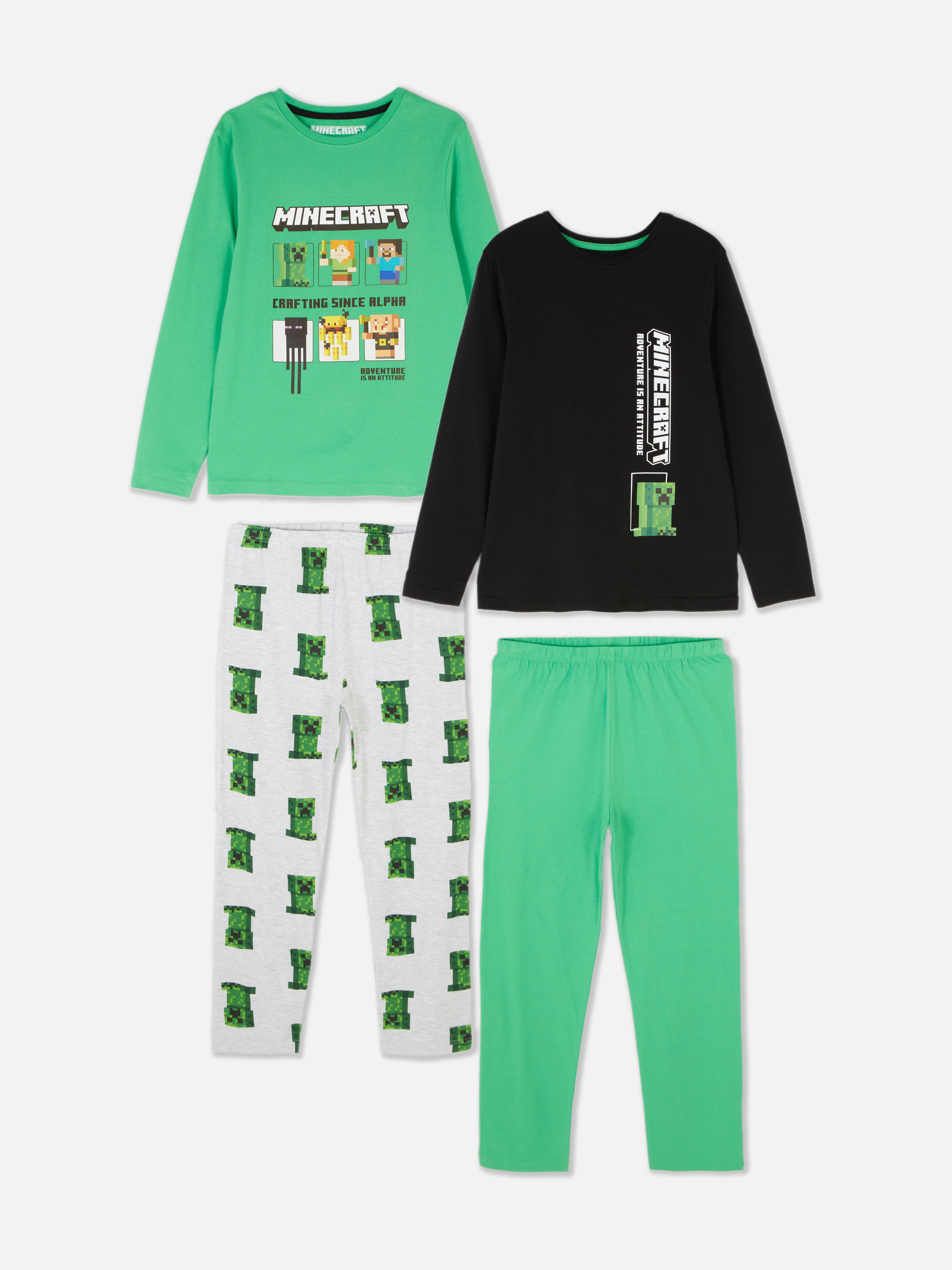 Pack de 2 pijamas polares de Minecraft