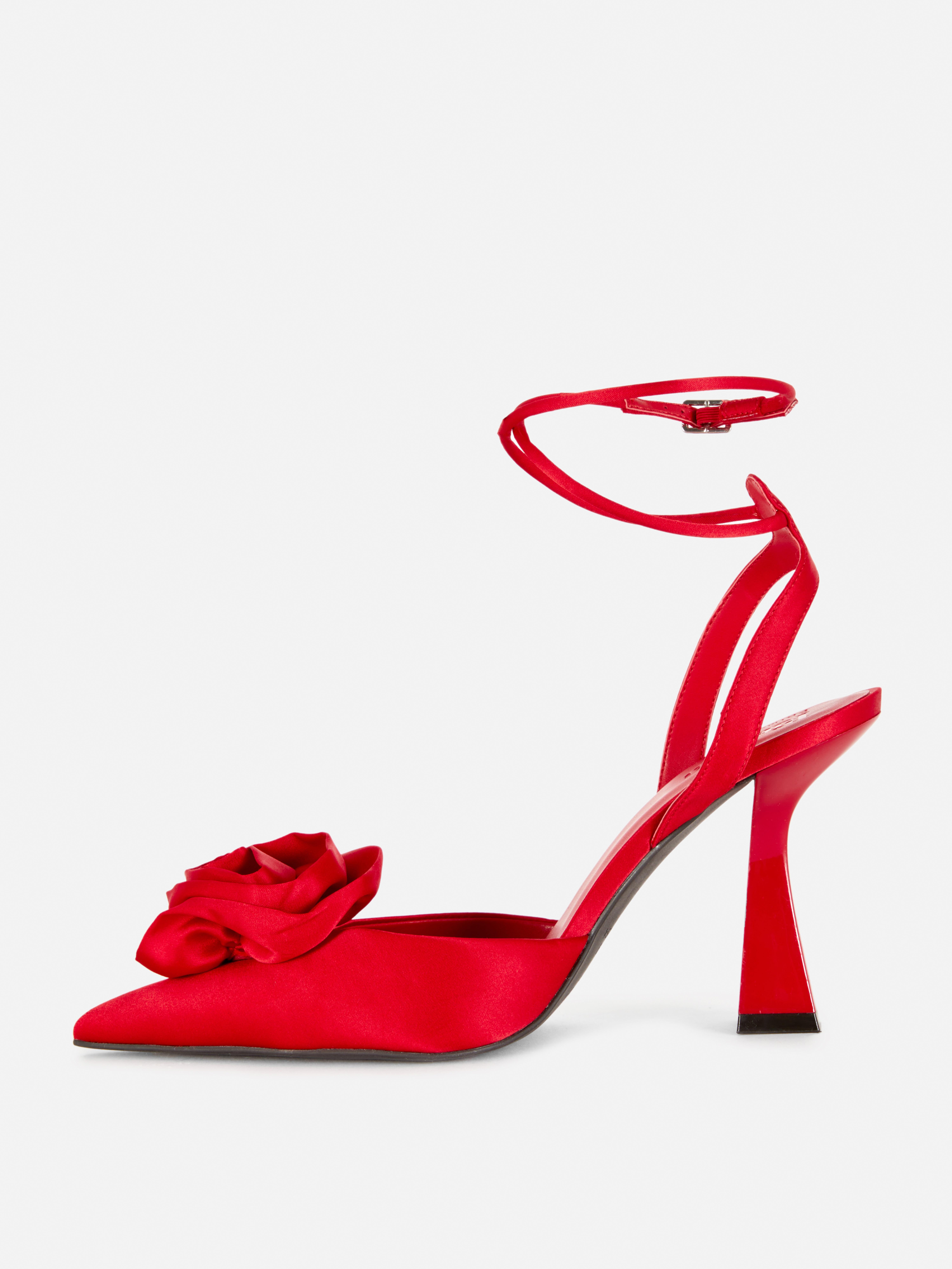 Rita Ora Satin Rose Court Shoes