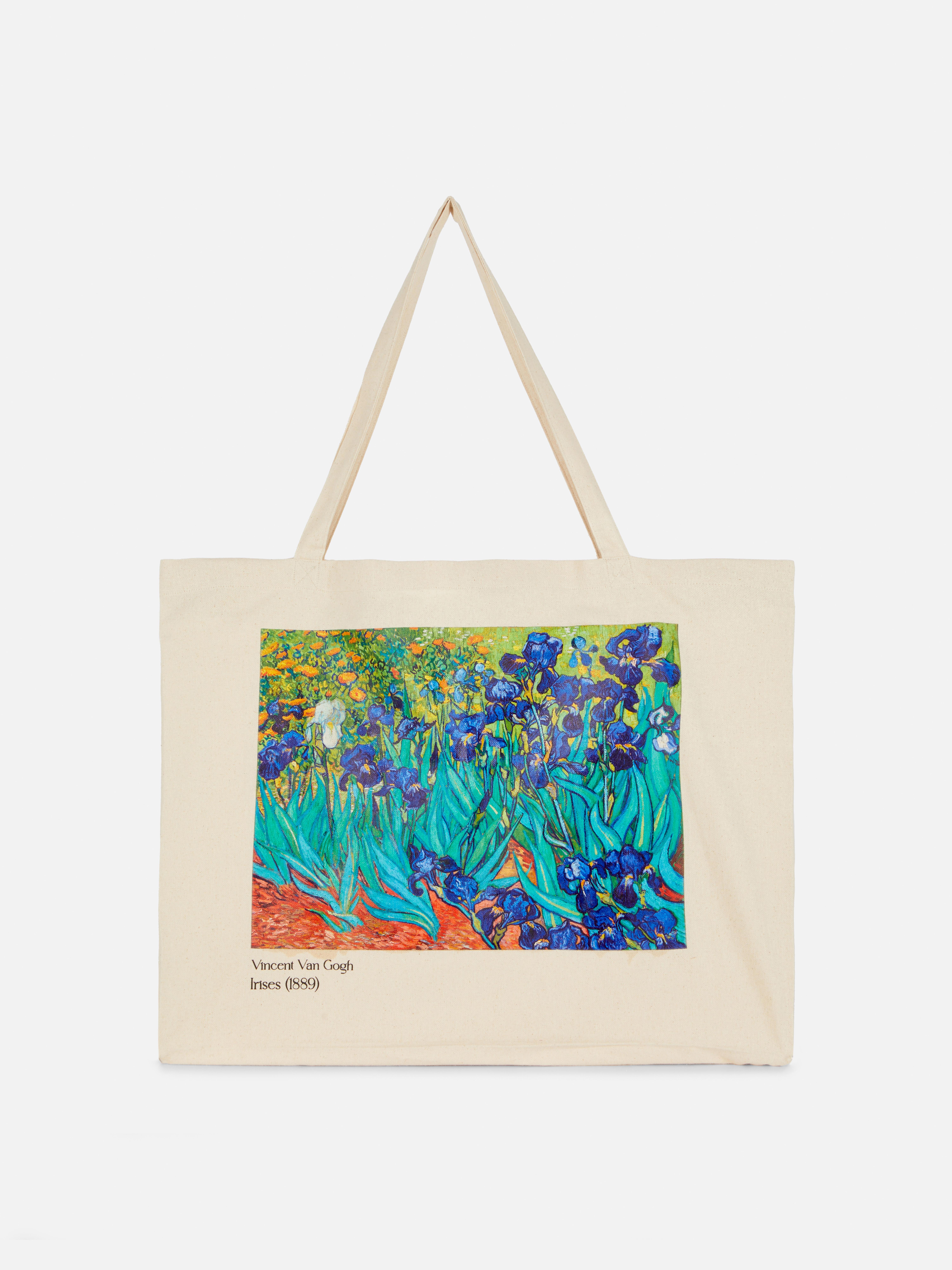 XL tote taška s kosatci od Vincenta van Gogha