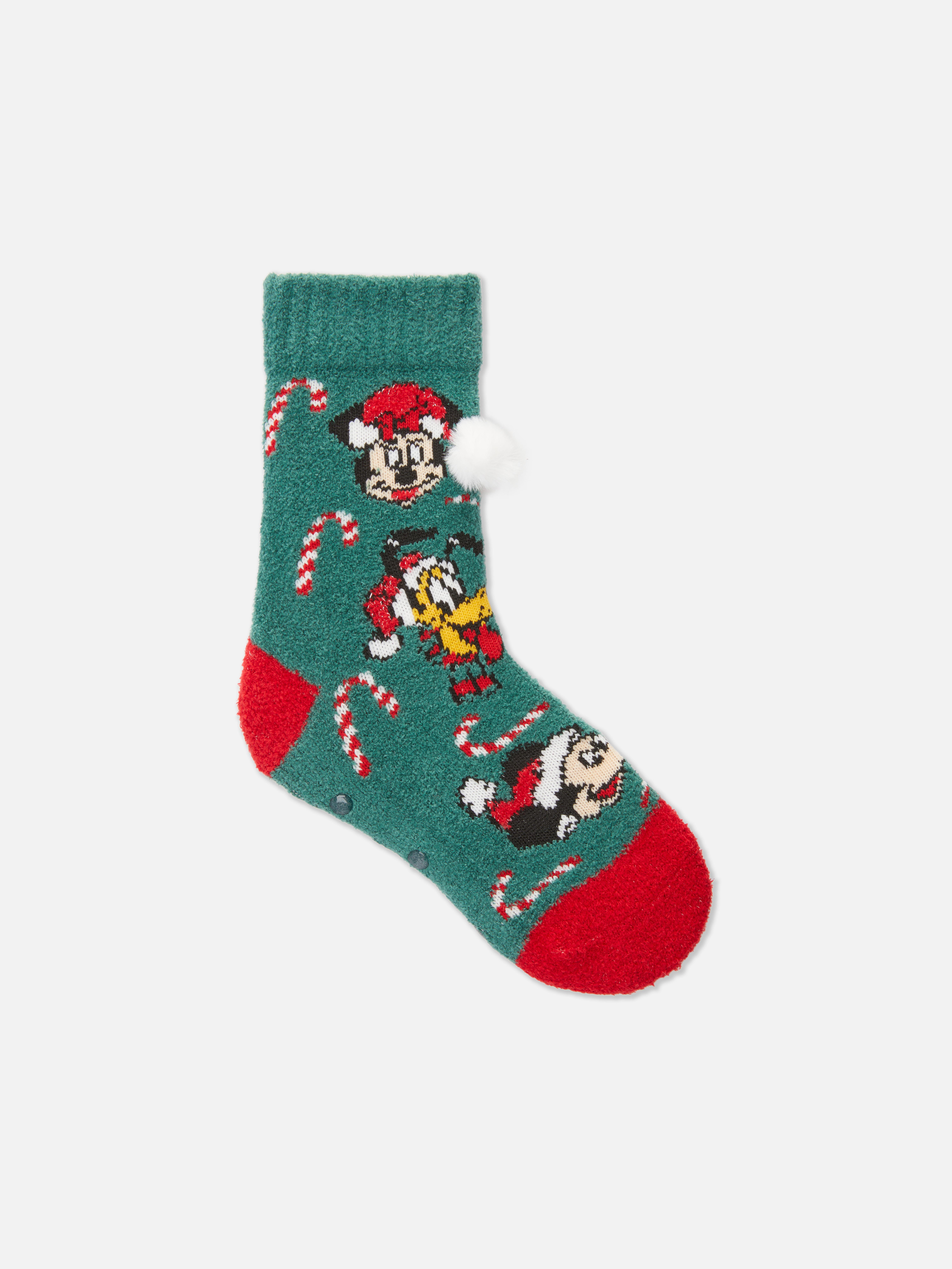 Disney's Mickey Mouse and Friends Kids' Cozy Socks