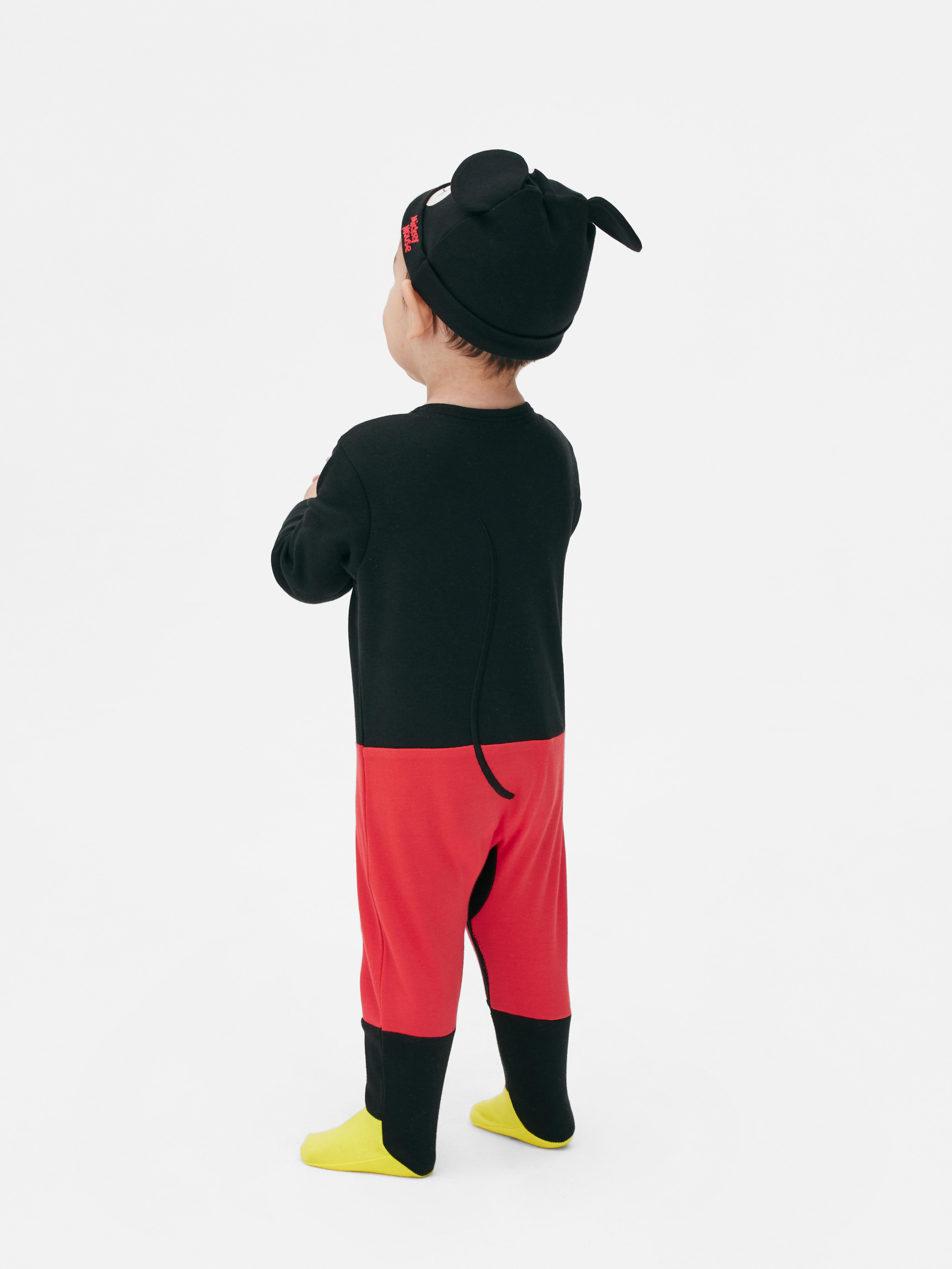 Ensemble grenouillere et bonnet Disney Mickey Mouse Rouge Garcons Filles Unisexe Primark