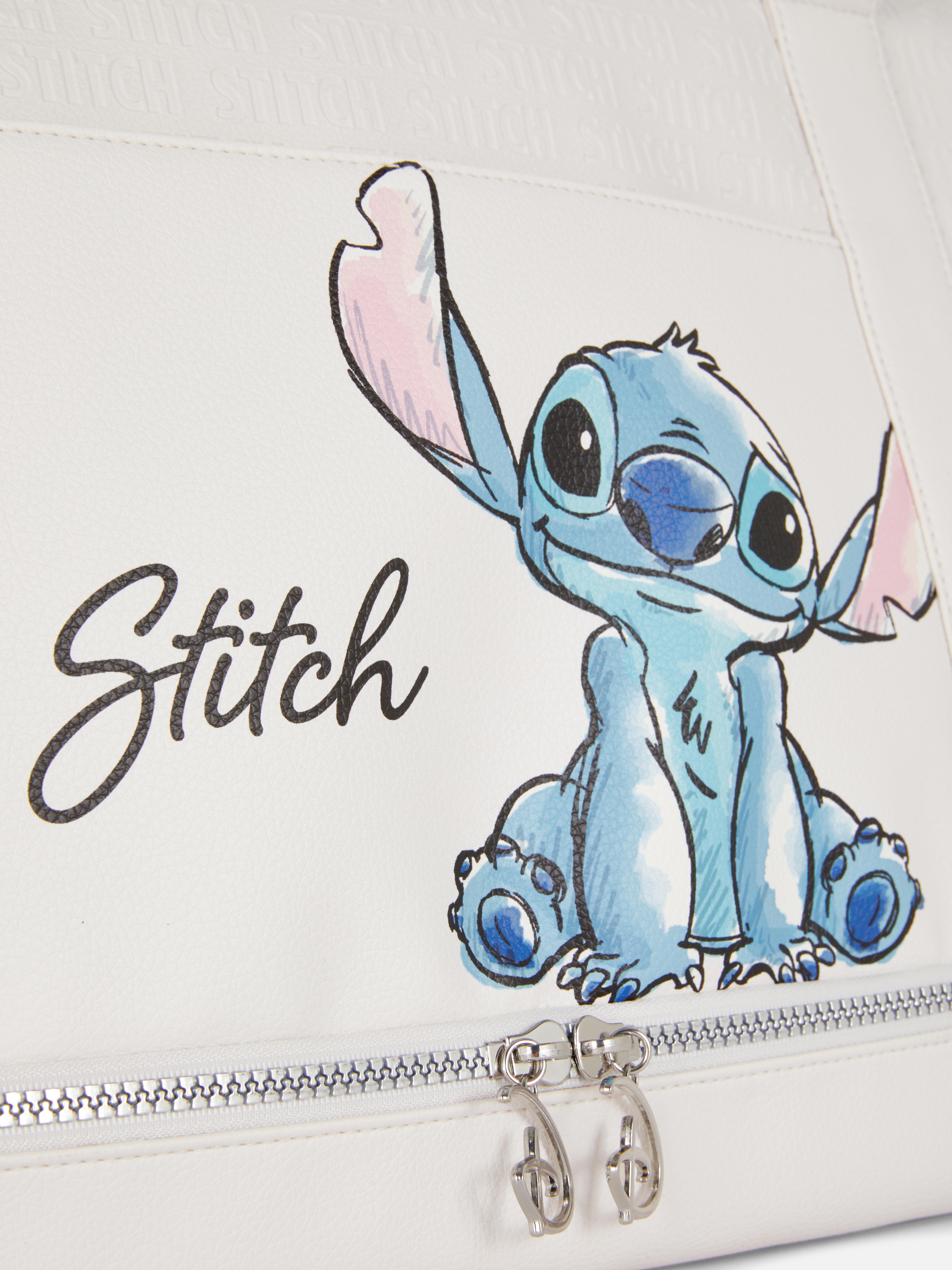 Sac de voyage mixte Stitch Disney Grijs grand, spacieux 50x19x25 cm