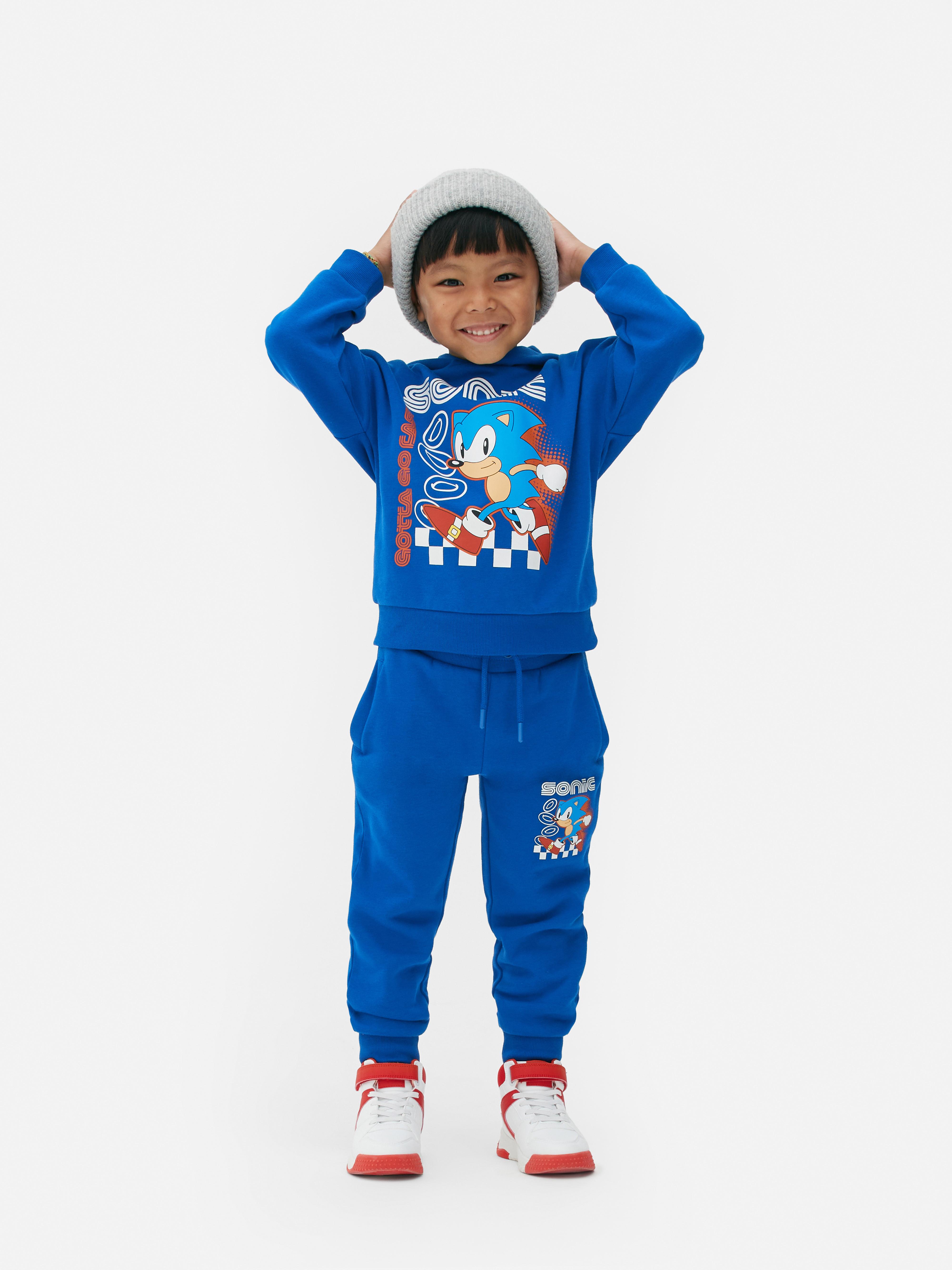  Sonic The Hedgehog Boys Thermal Underwear Set for Kids