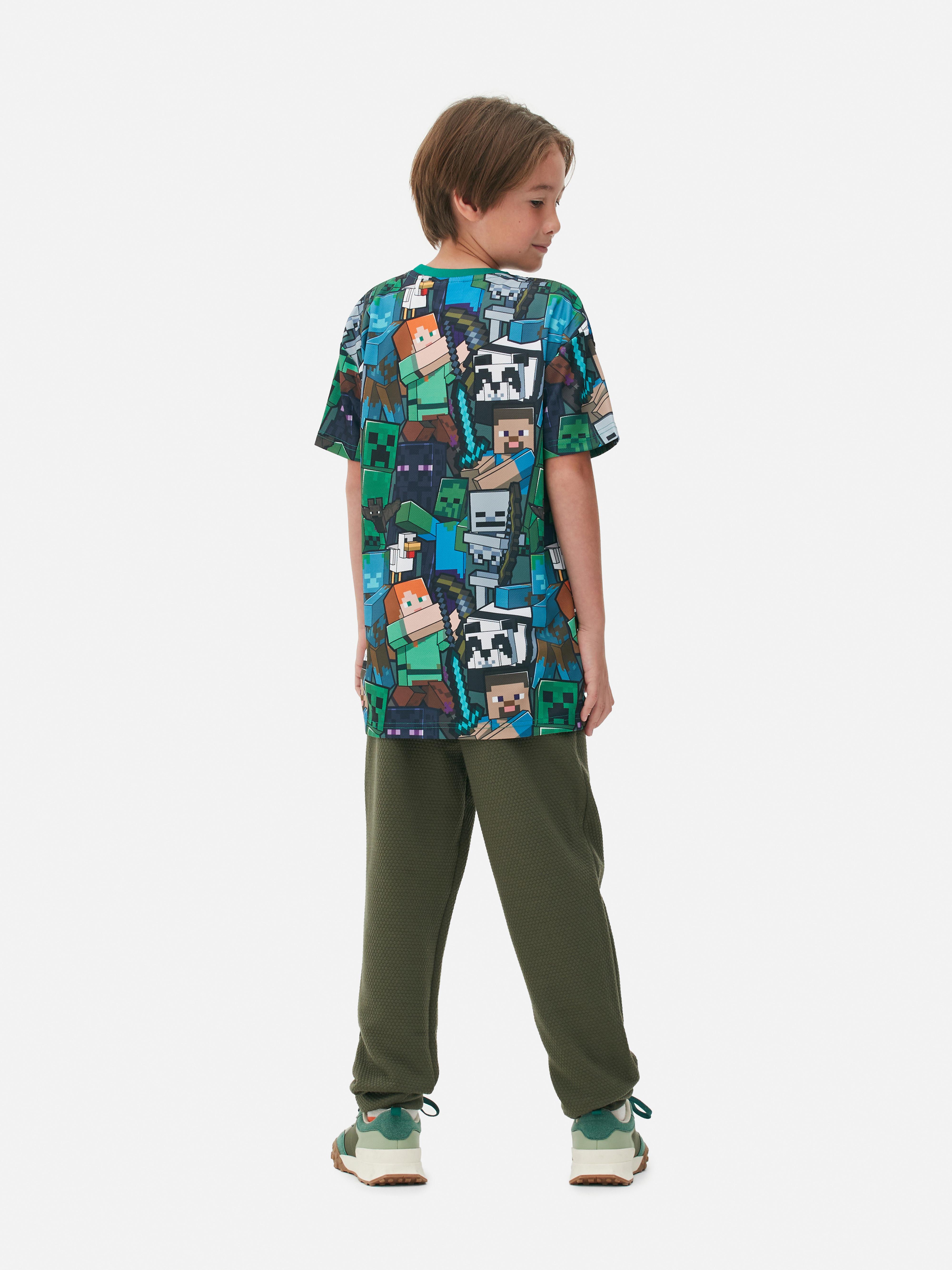 T-shirt con grafica Minecraft