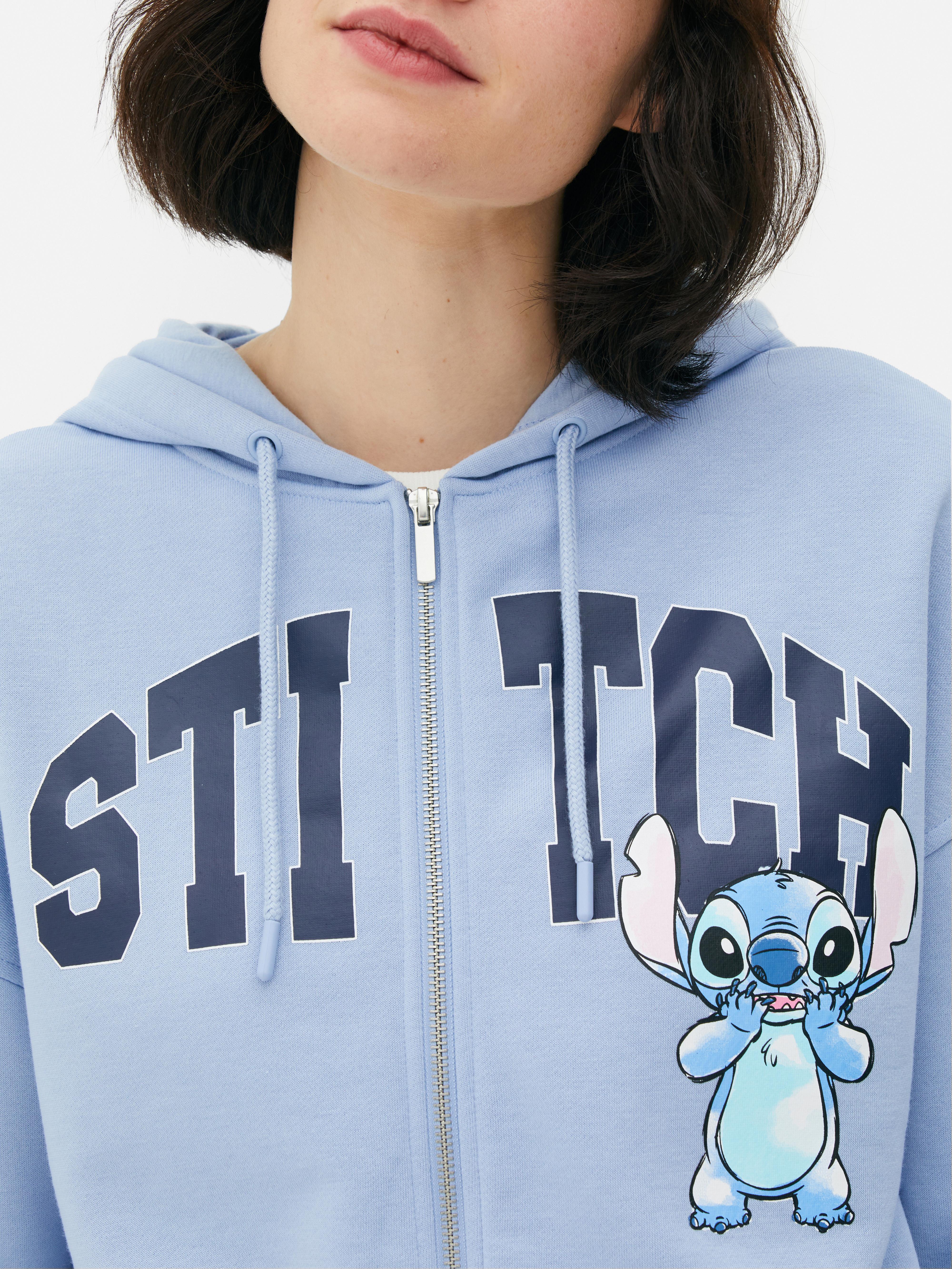 Stitch zip 2025 up hoodie