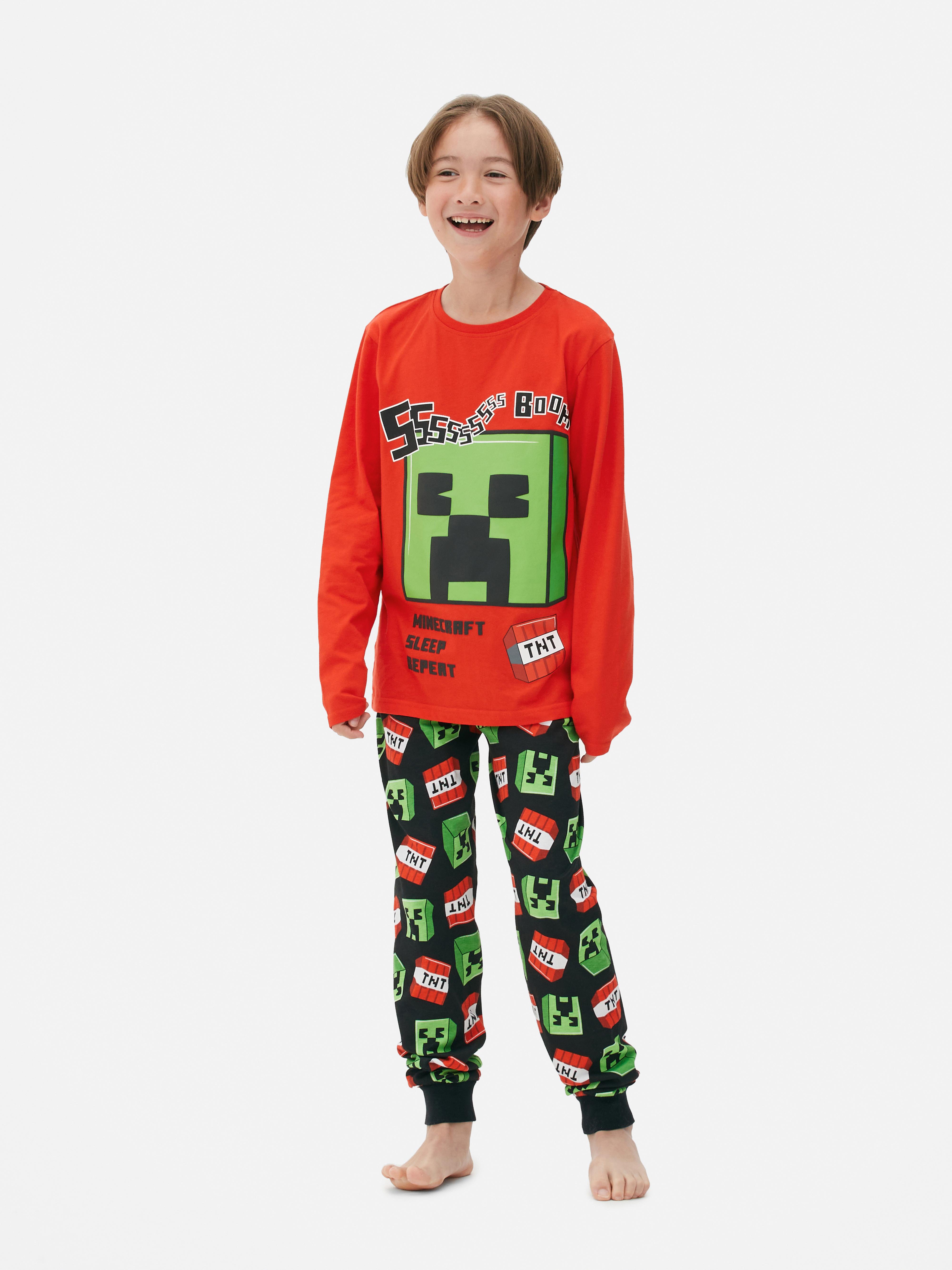 Conjunto pijamas estampado Minecraft Primark