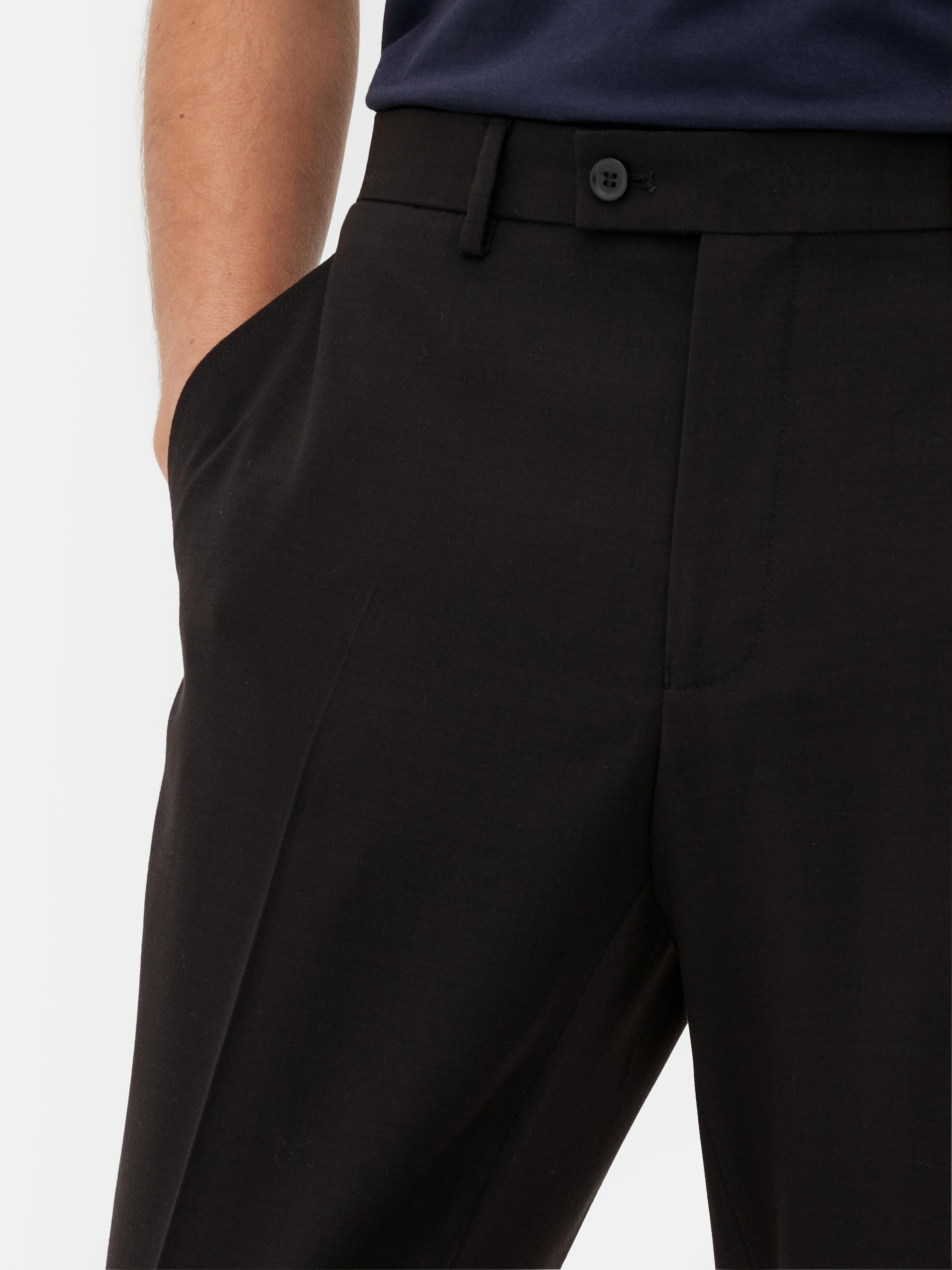 Men's Black Premium Suit Trousers | Penneys