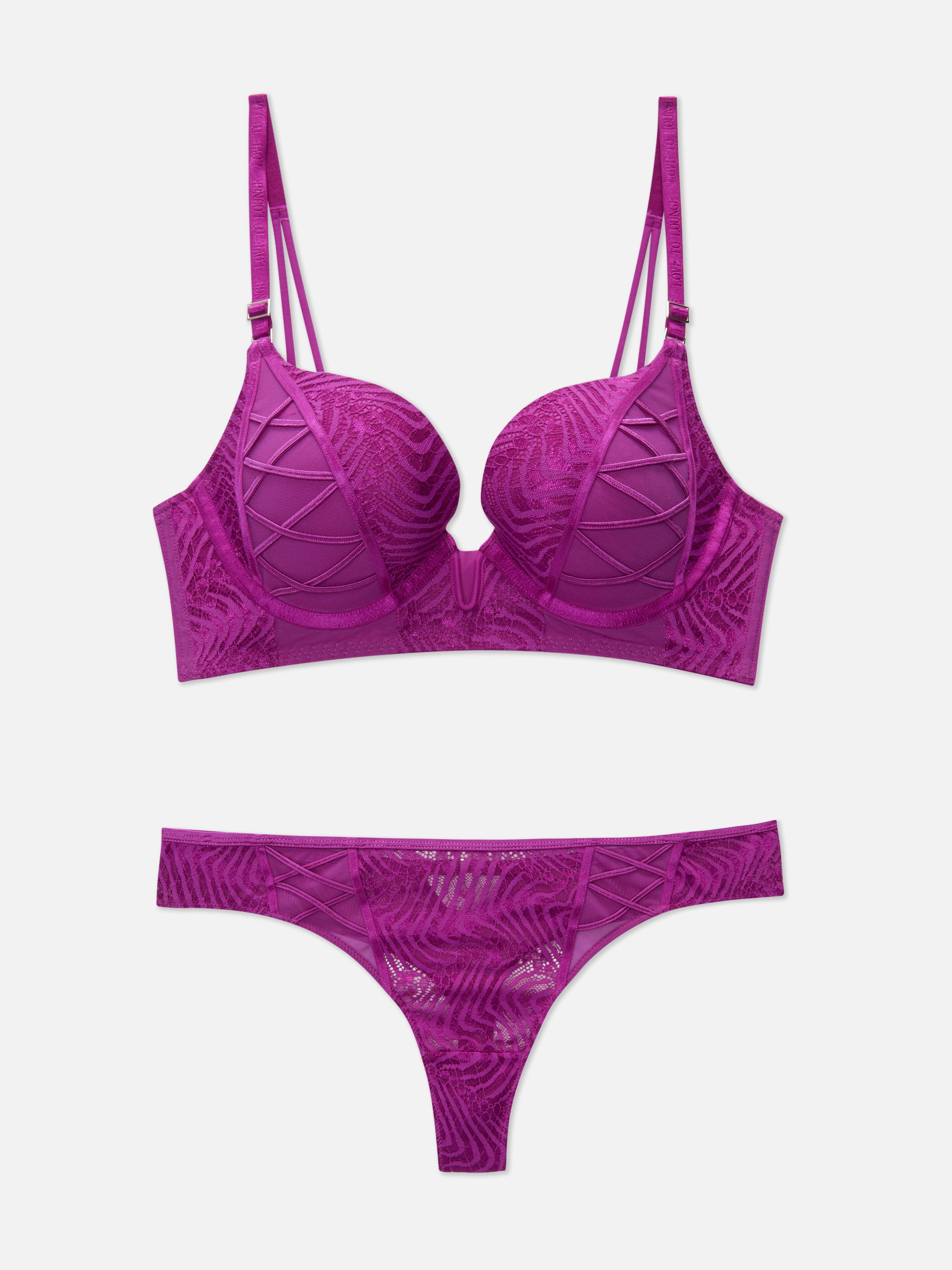 Purple Underwear Sets, Lingerie Sets, Bra & Knicker Sets