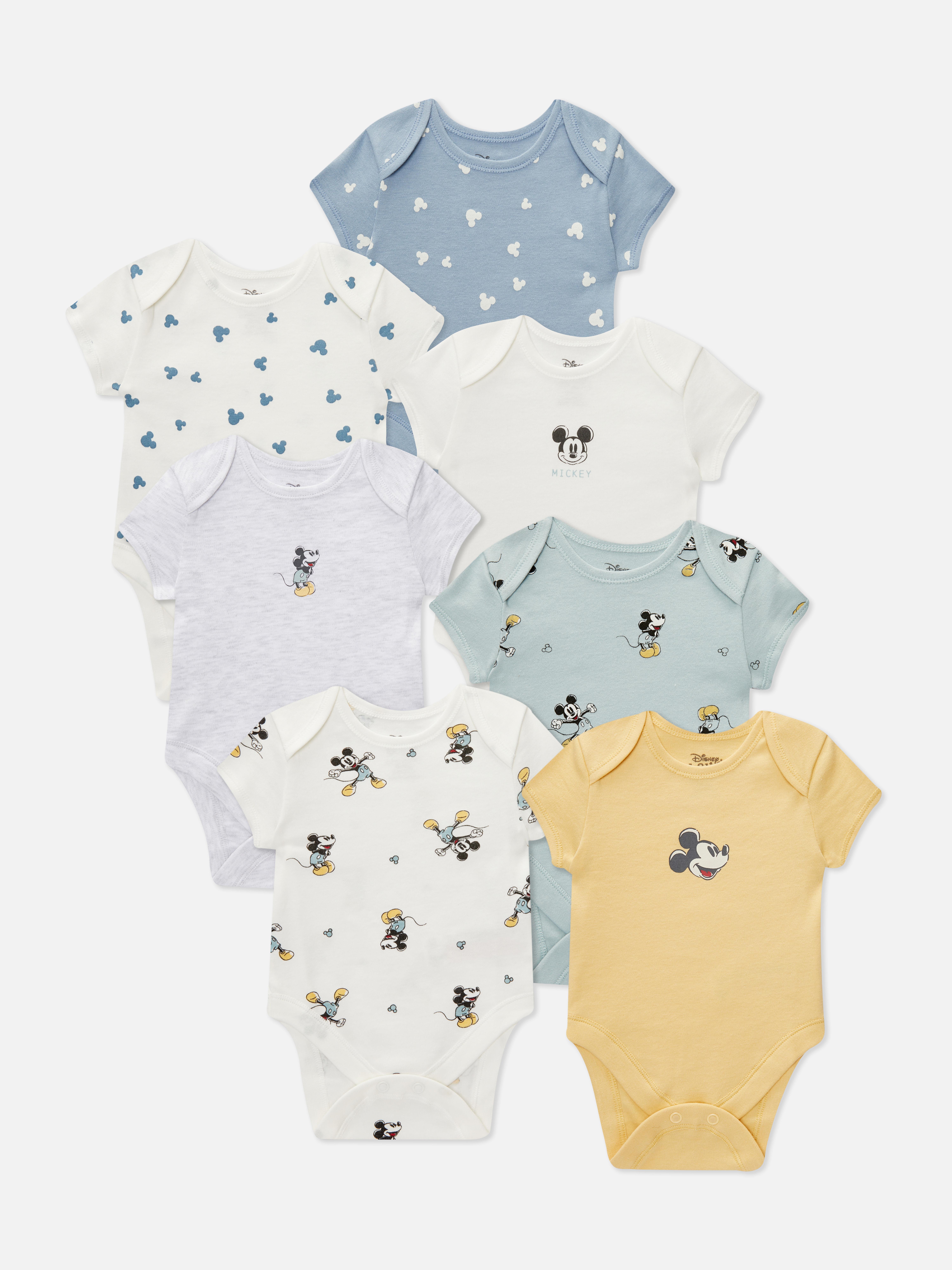 7-Pack Disney’s Mickey Mouse Bodysuits