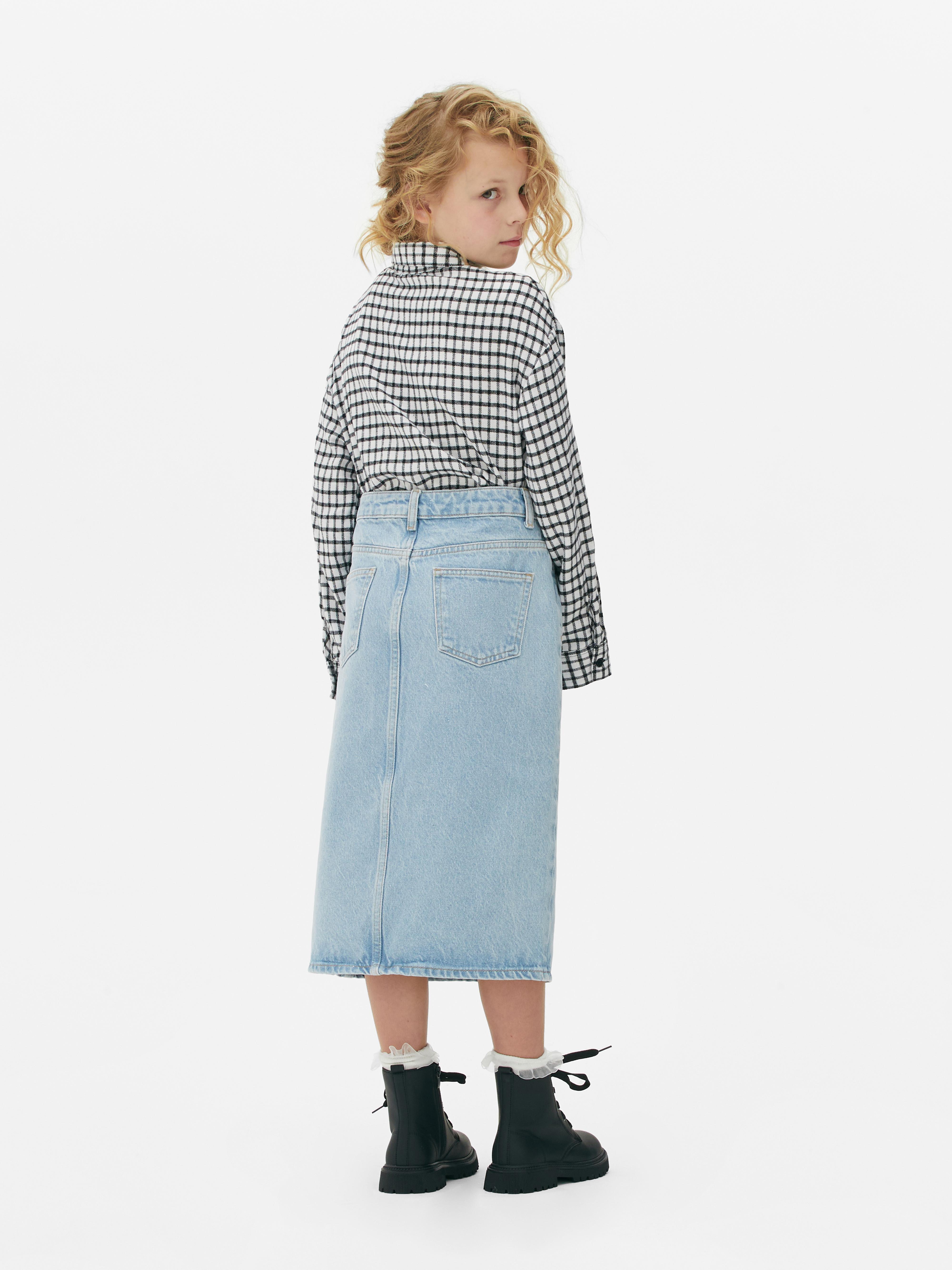 Denim midi skirt outlet primark