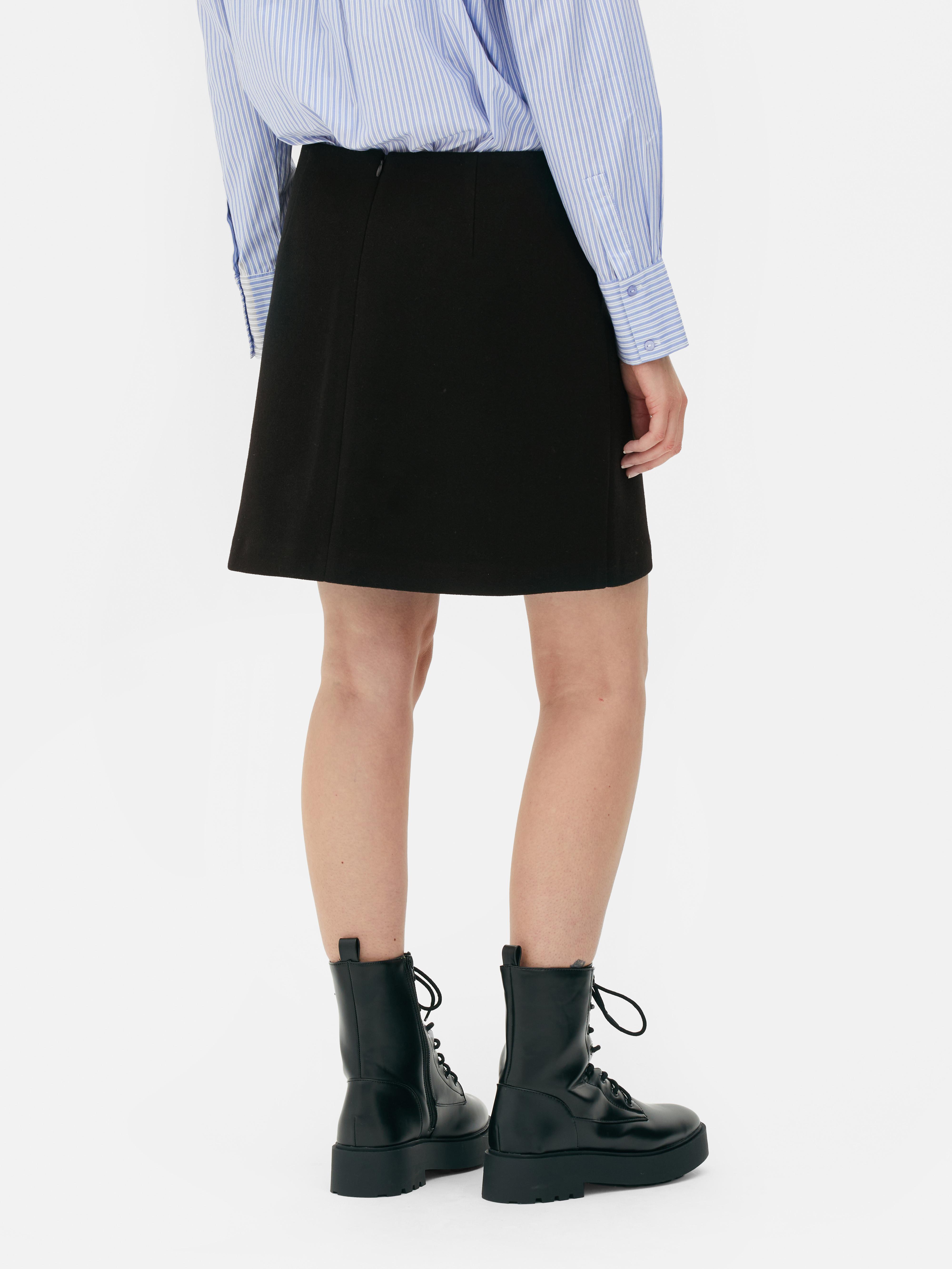 Black midi skirt on sale primark