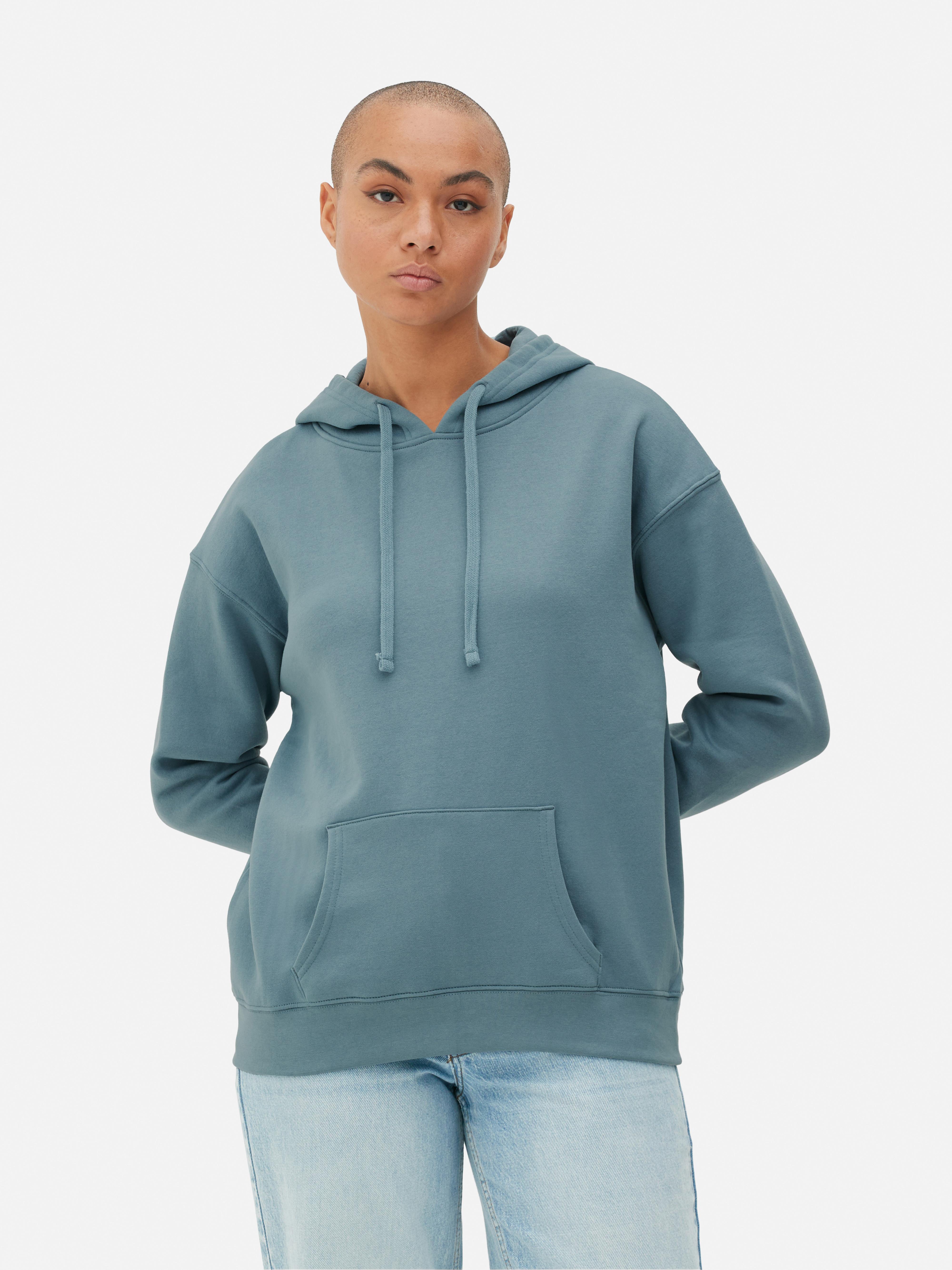 Plain shop teal hoodie