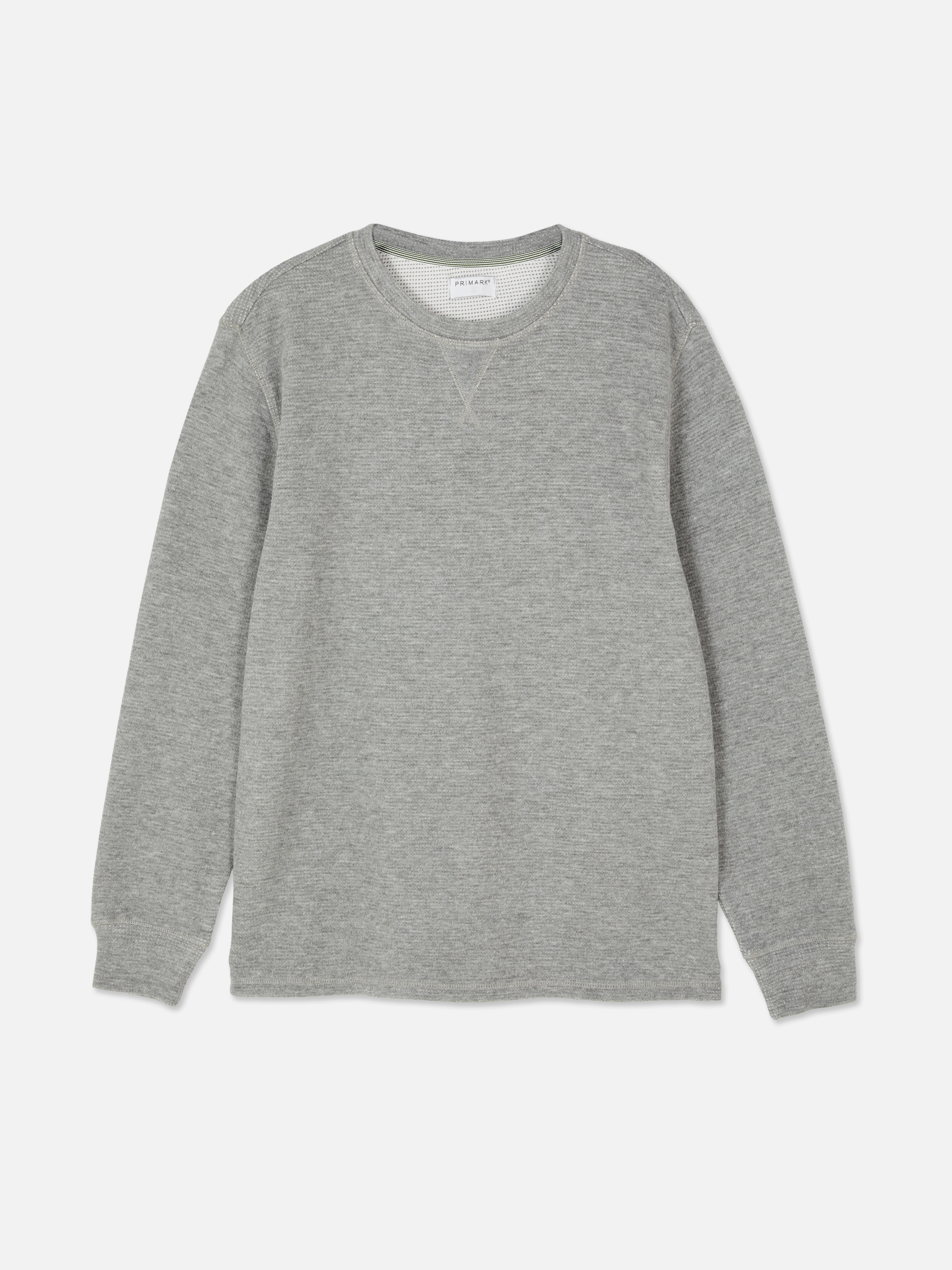 Strukturiertes Schlafanzug-Sweatshirt
