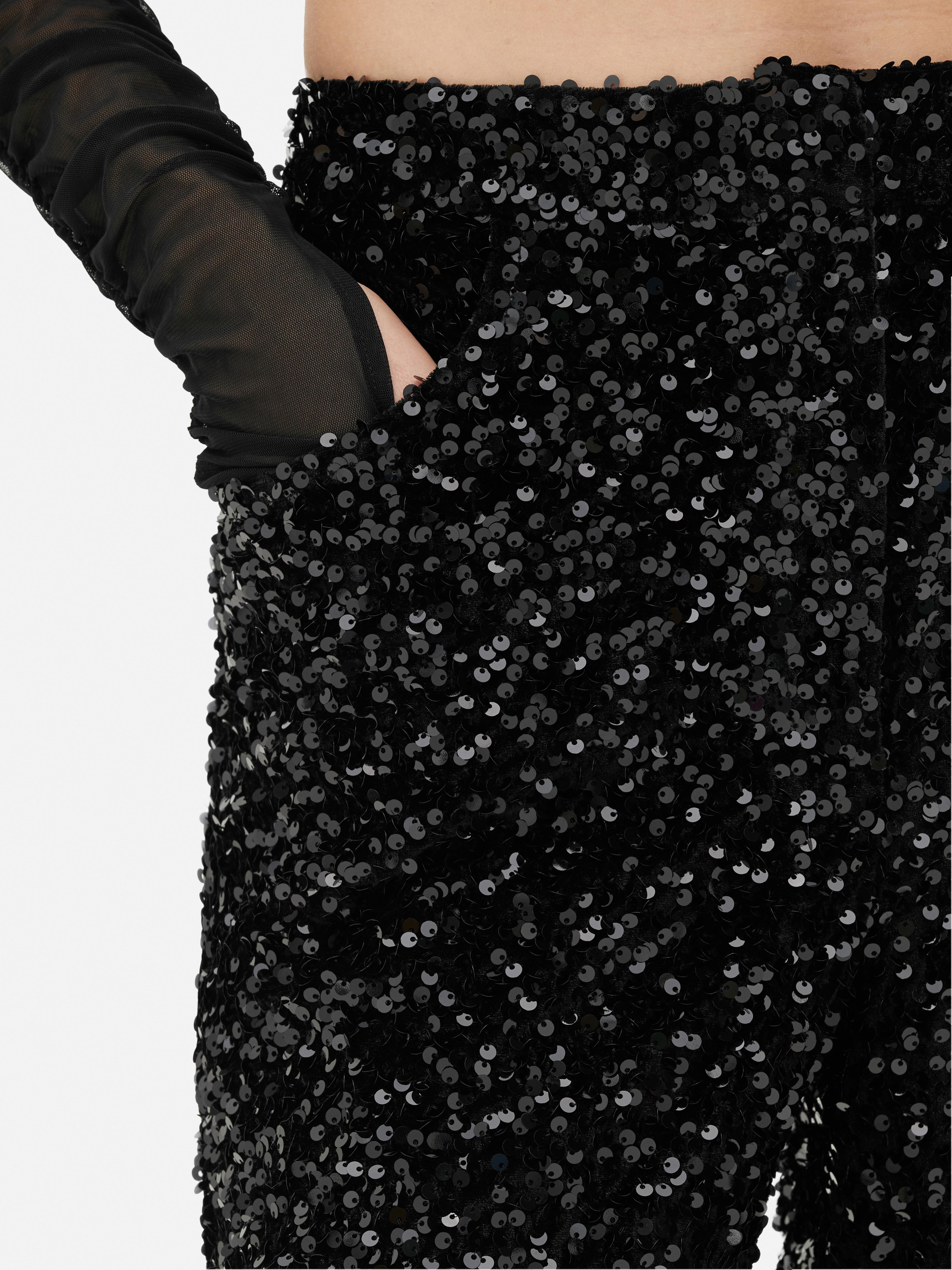 Black sequin 2025 leggings primark