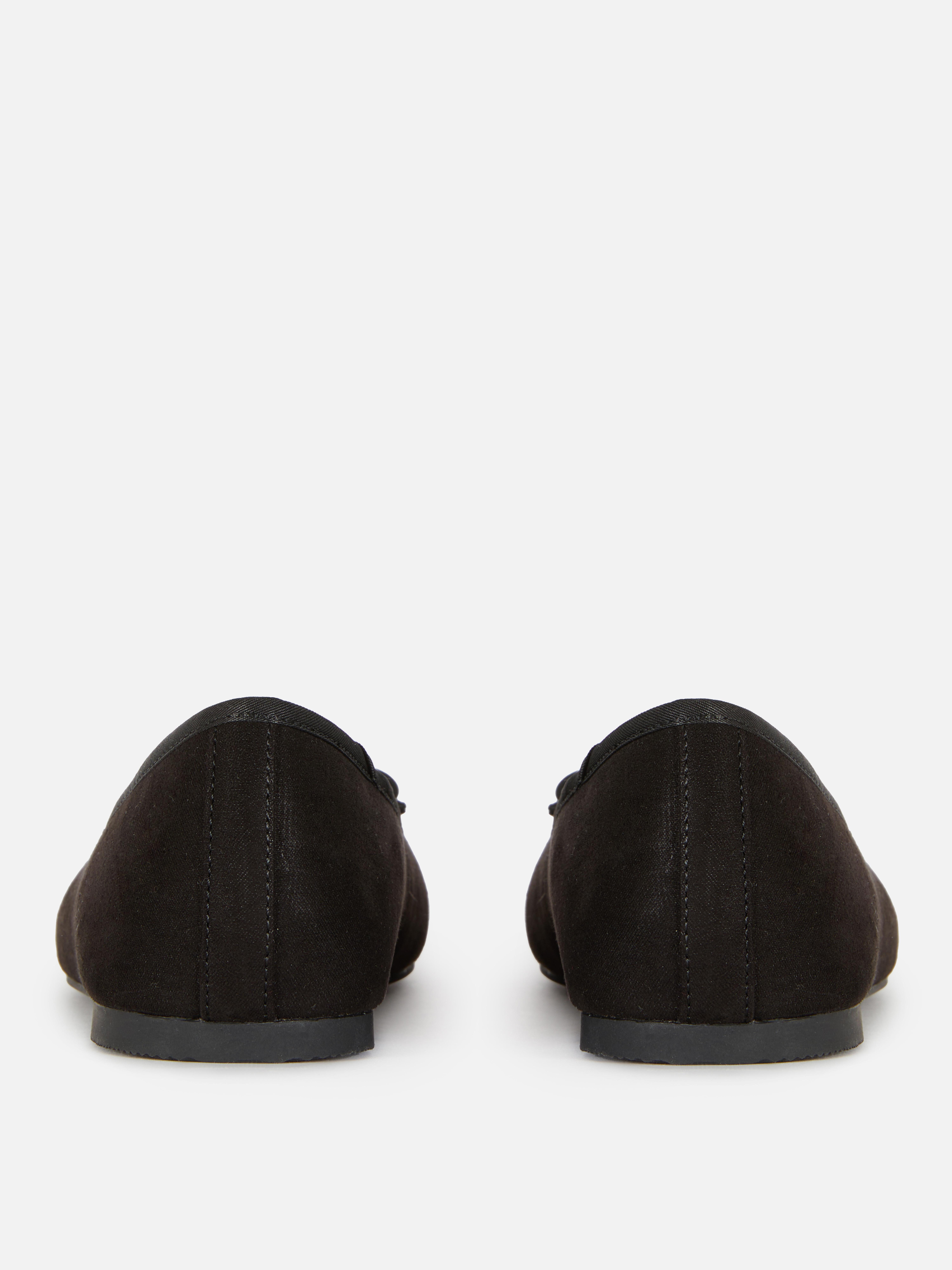 Wide Fit Bow Ballet Flats