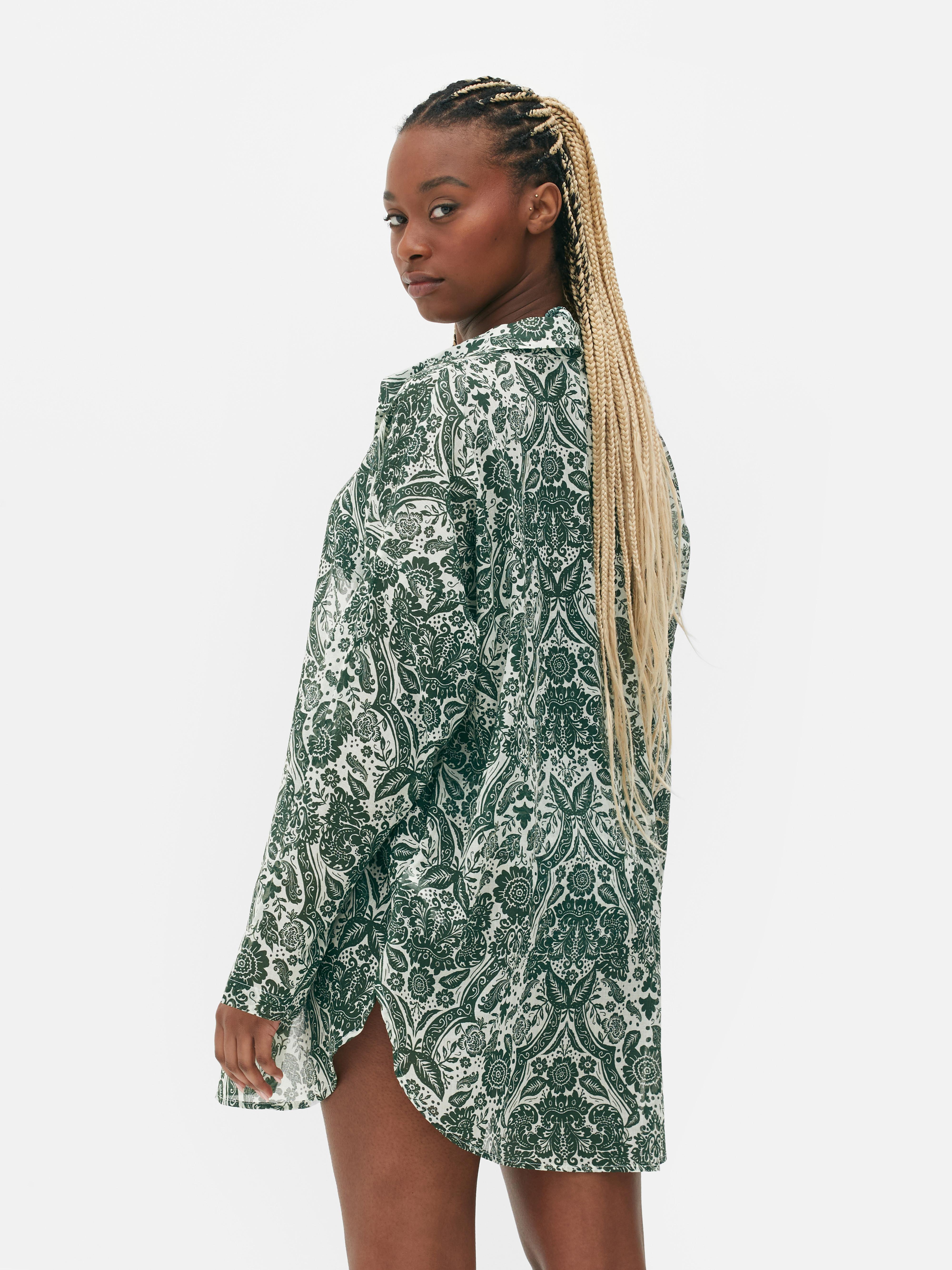 Green snake print outlet dress primark