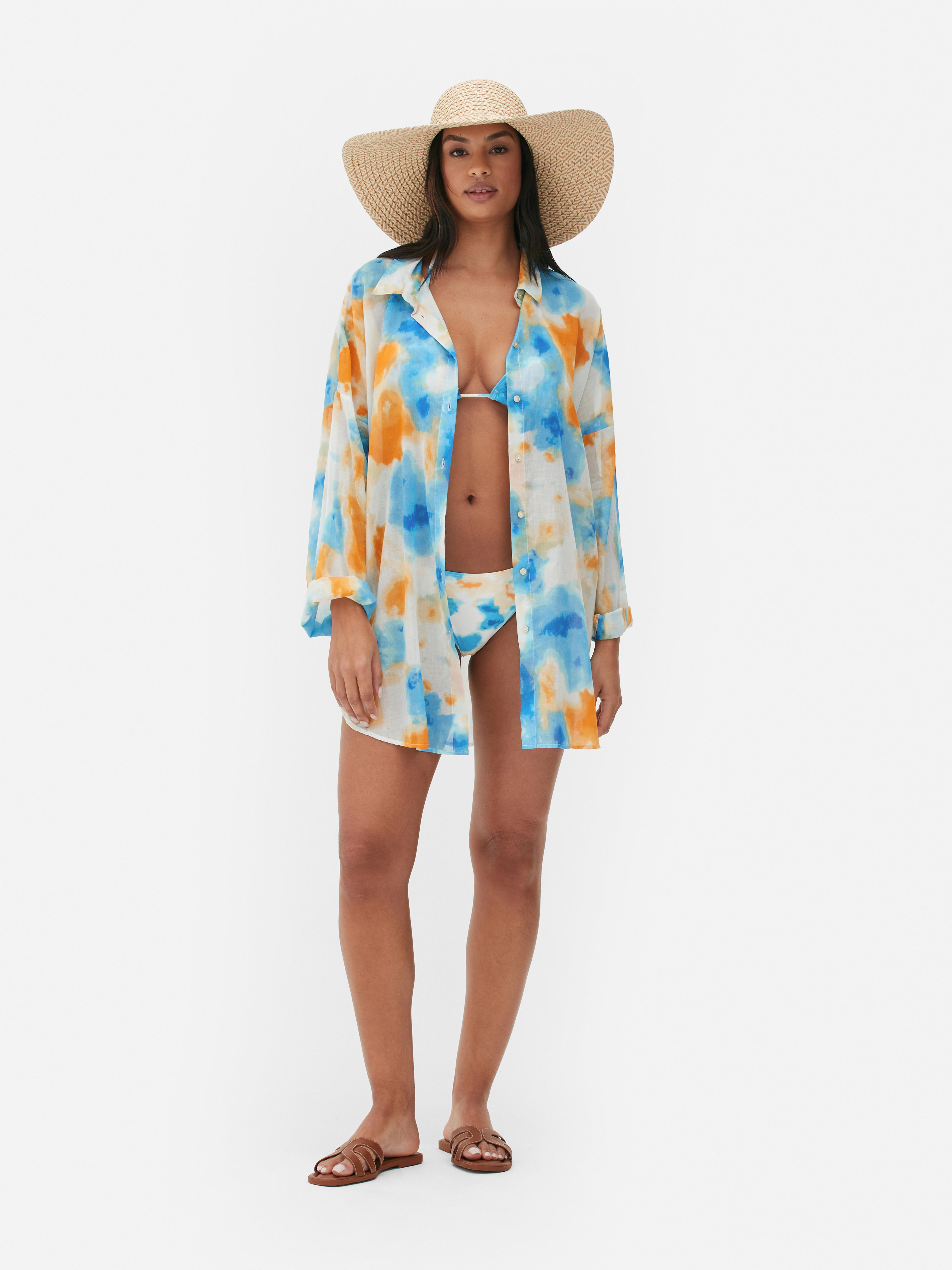 Chemise de plage à imprimé