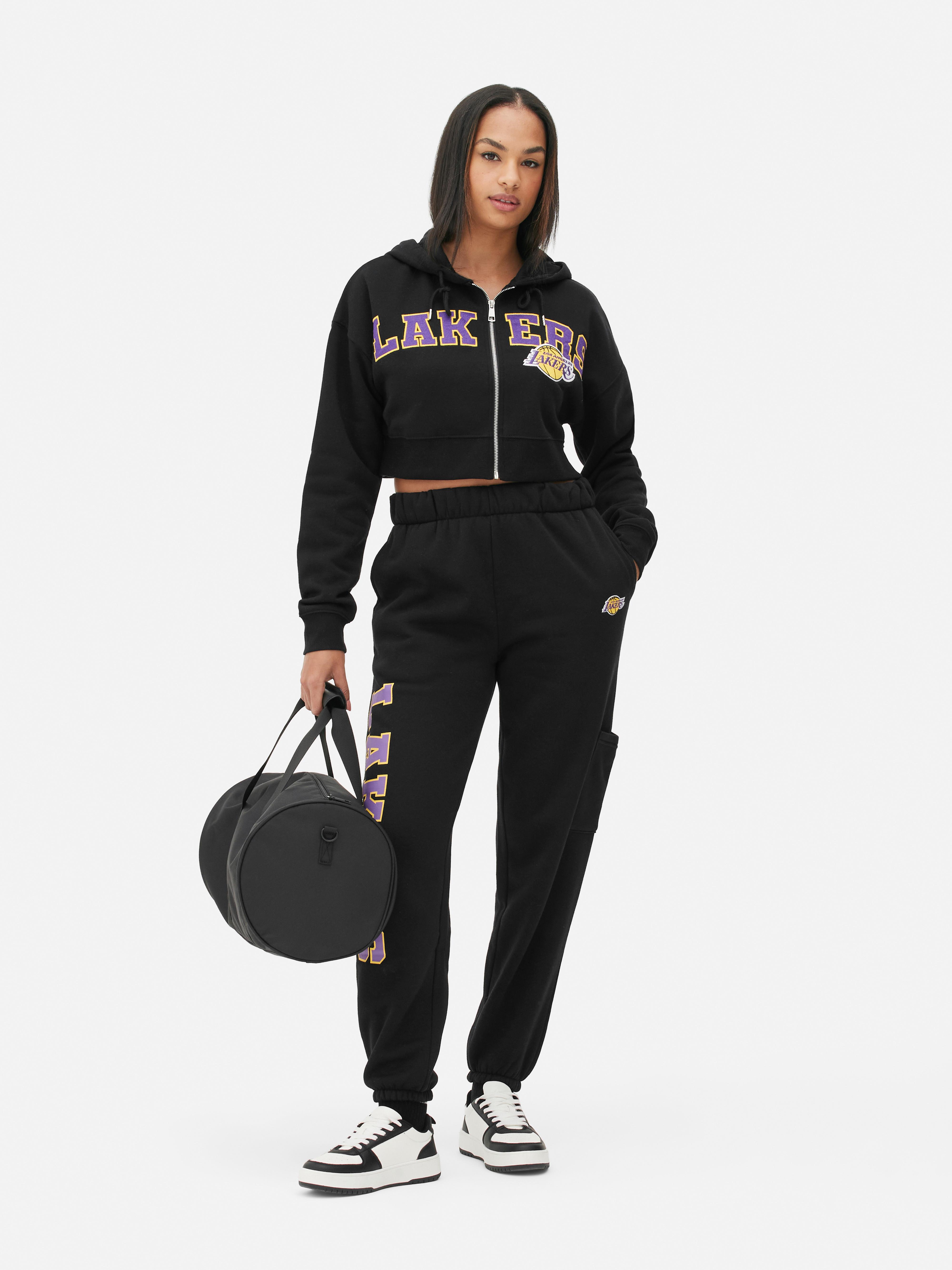 Felpa hot sale lakers donna