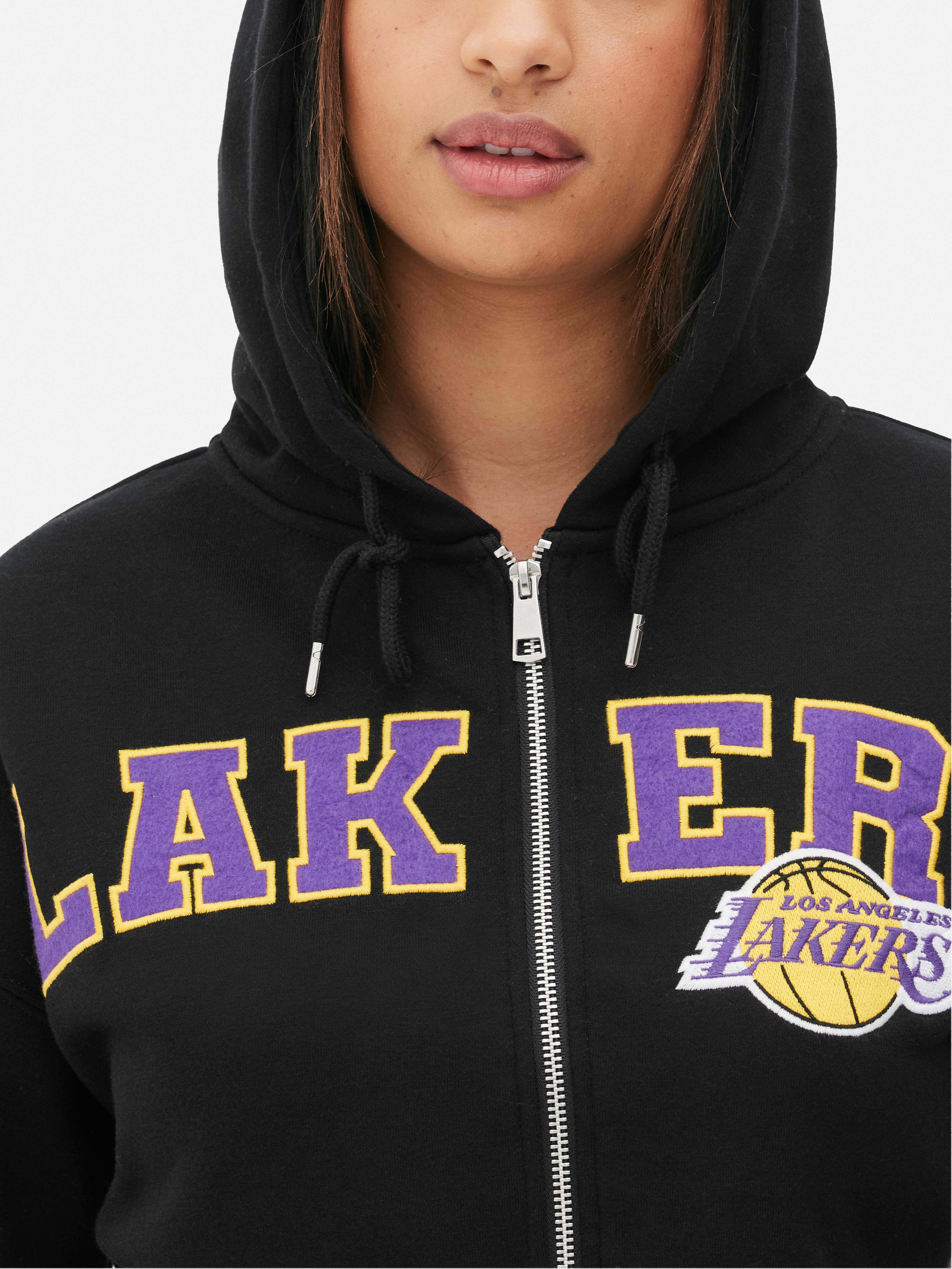 Lakers store cropped hoodie