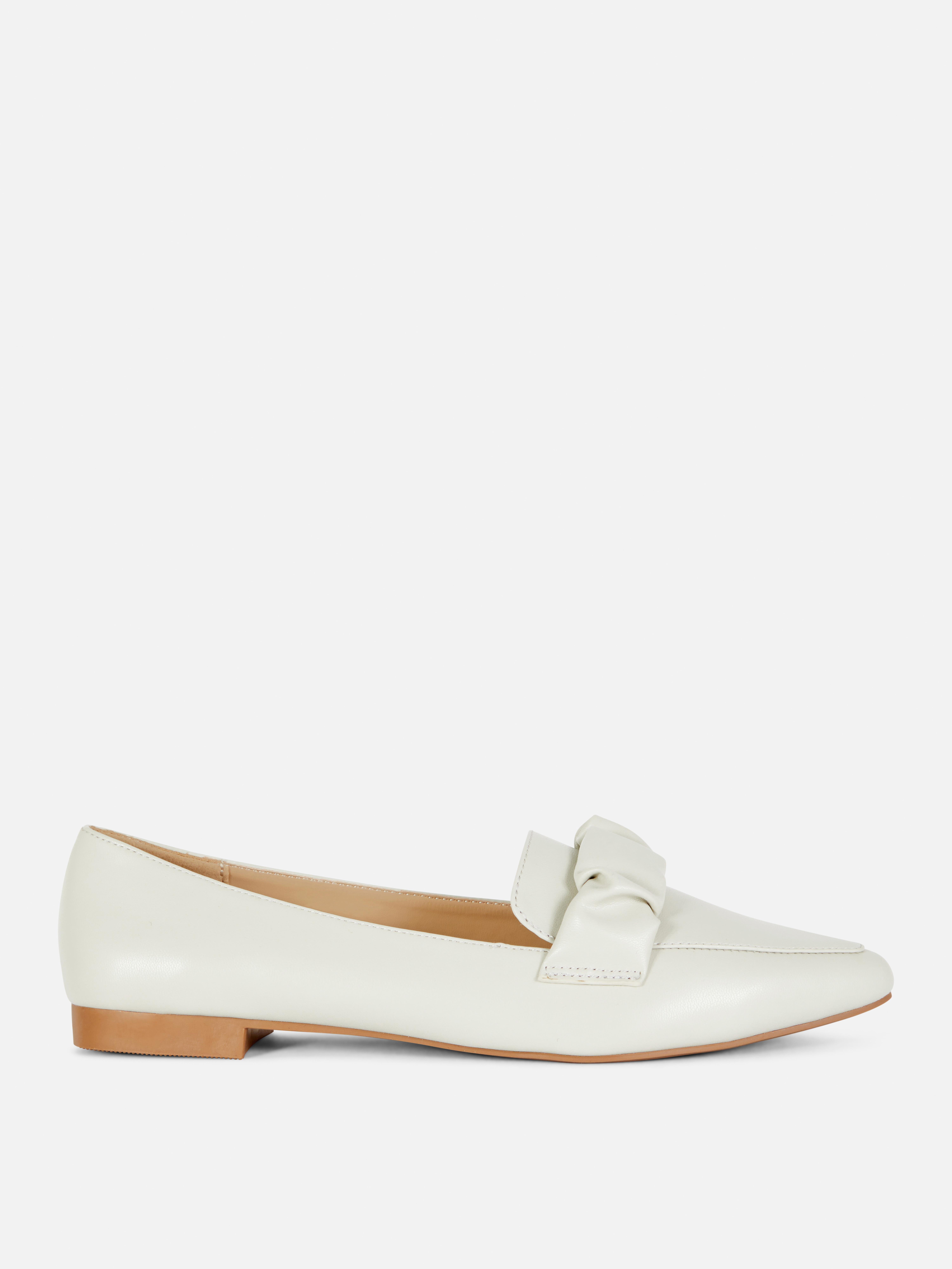 Wide Fit Ruched Strap Flats
