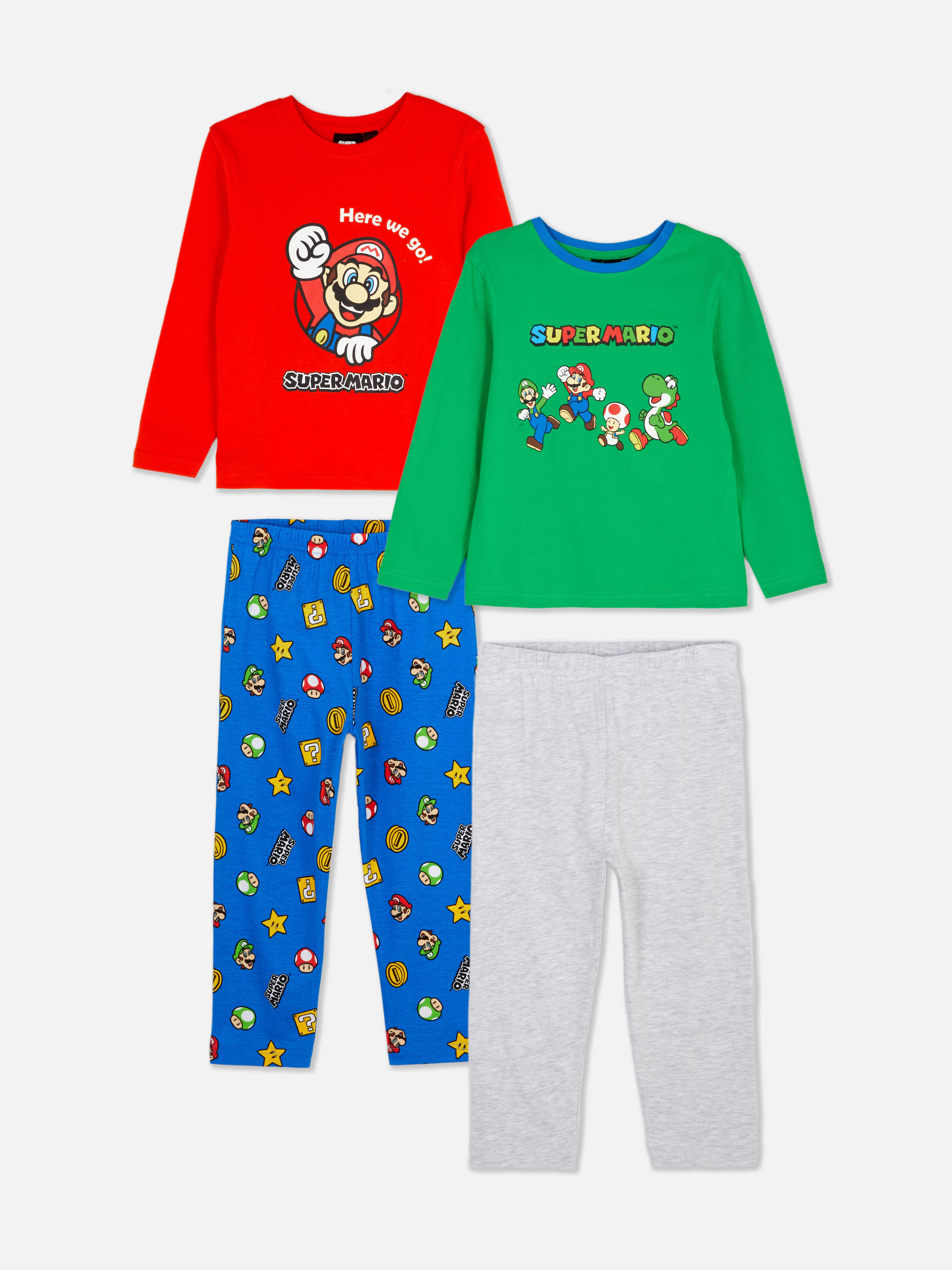 „Super Mario World“ Schlafanzug, 2er-Pack