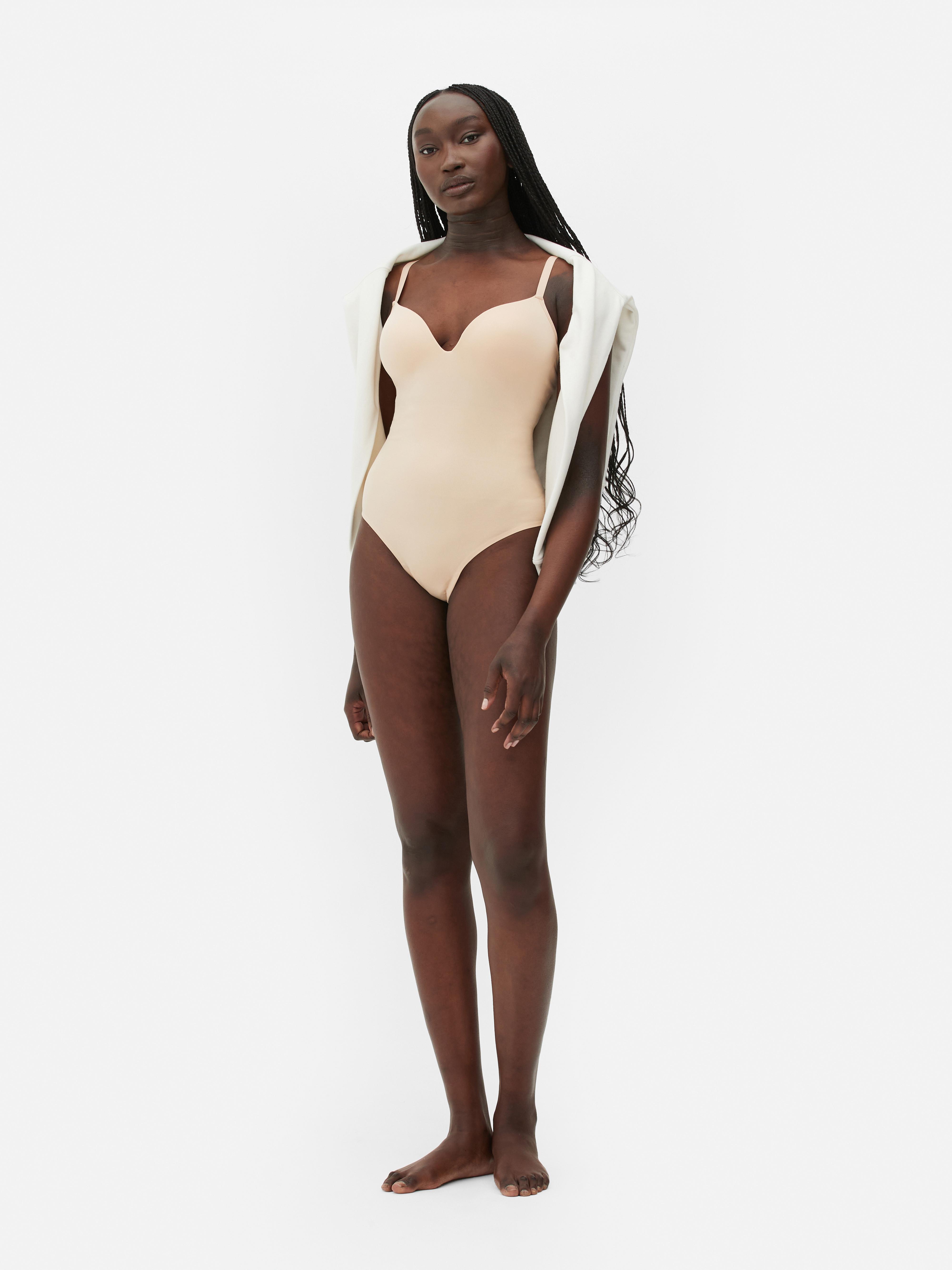 Body string gainant sans couture a bonnets Taupe Femme Primark