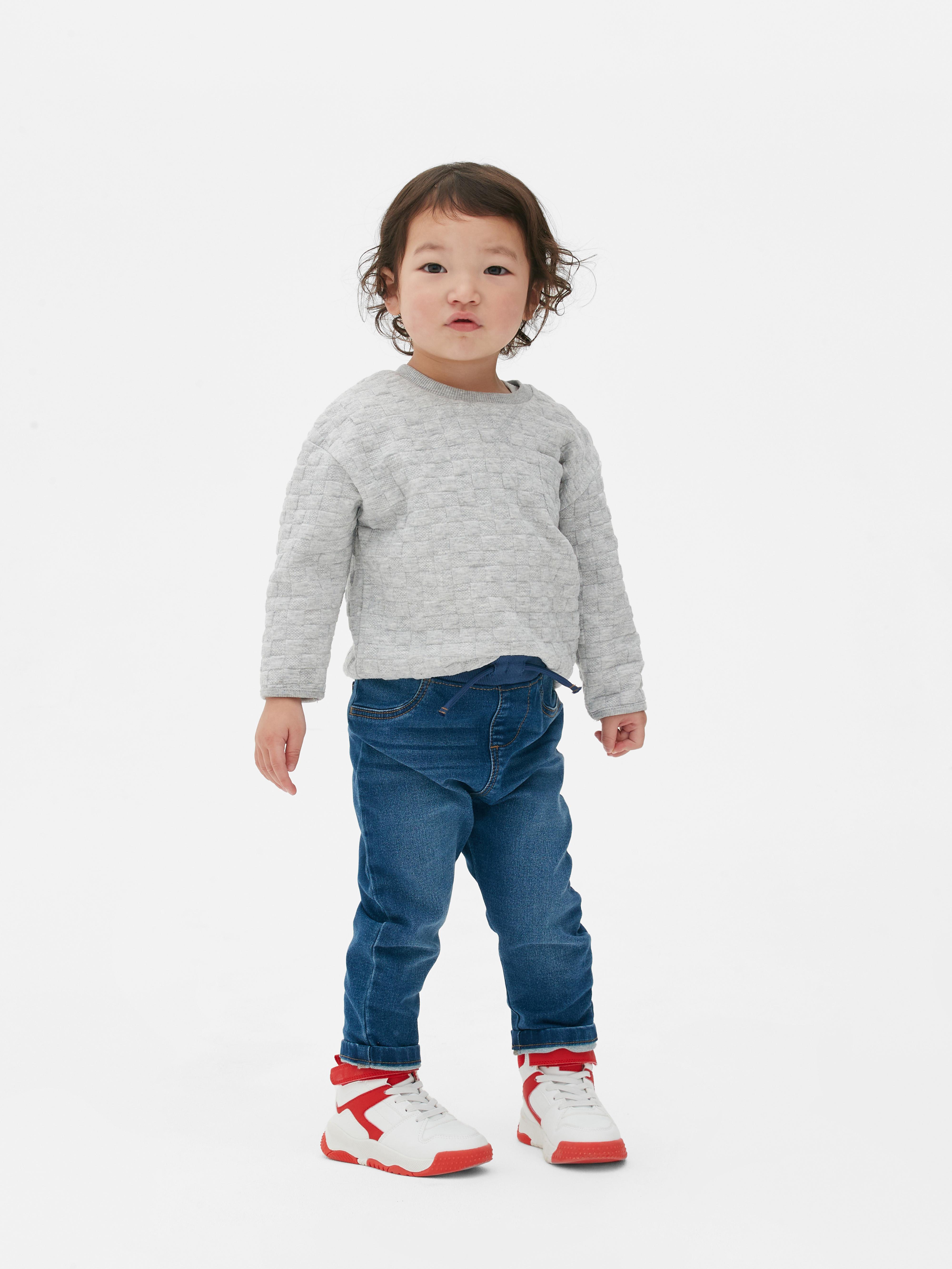 Baby Boys Mid Blue Tapered Jogger Jeans | Primark